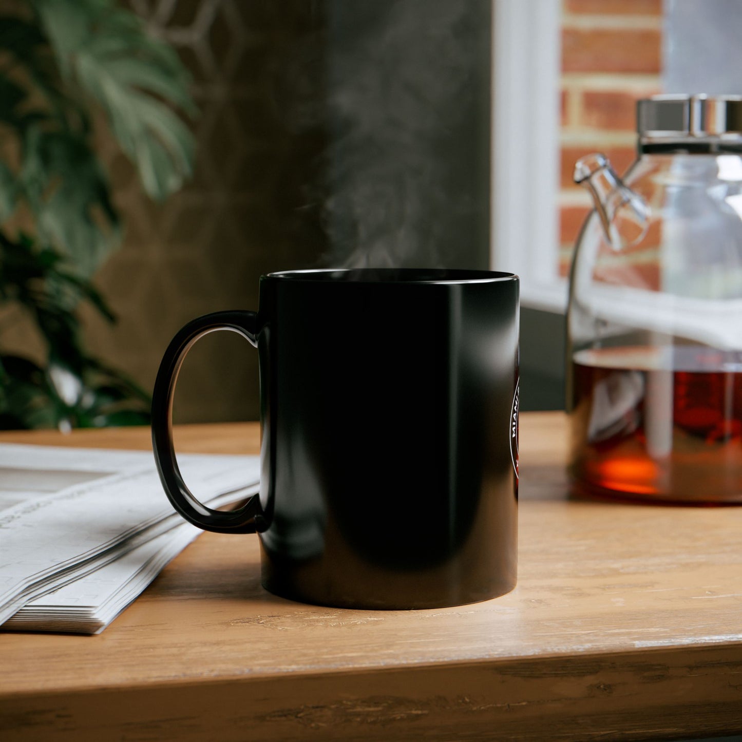 Miami Pi Dark Badge – Black Mug
