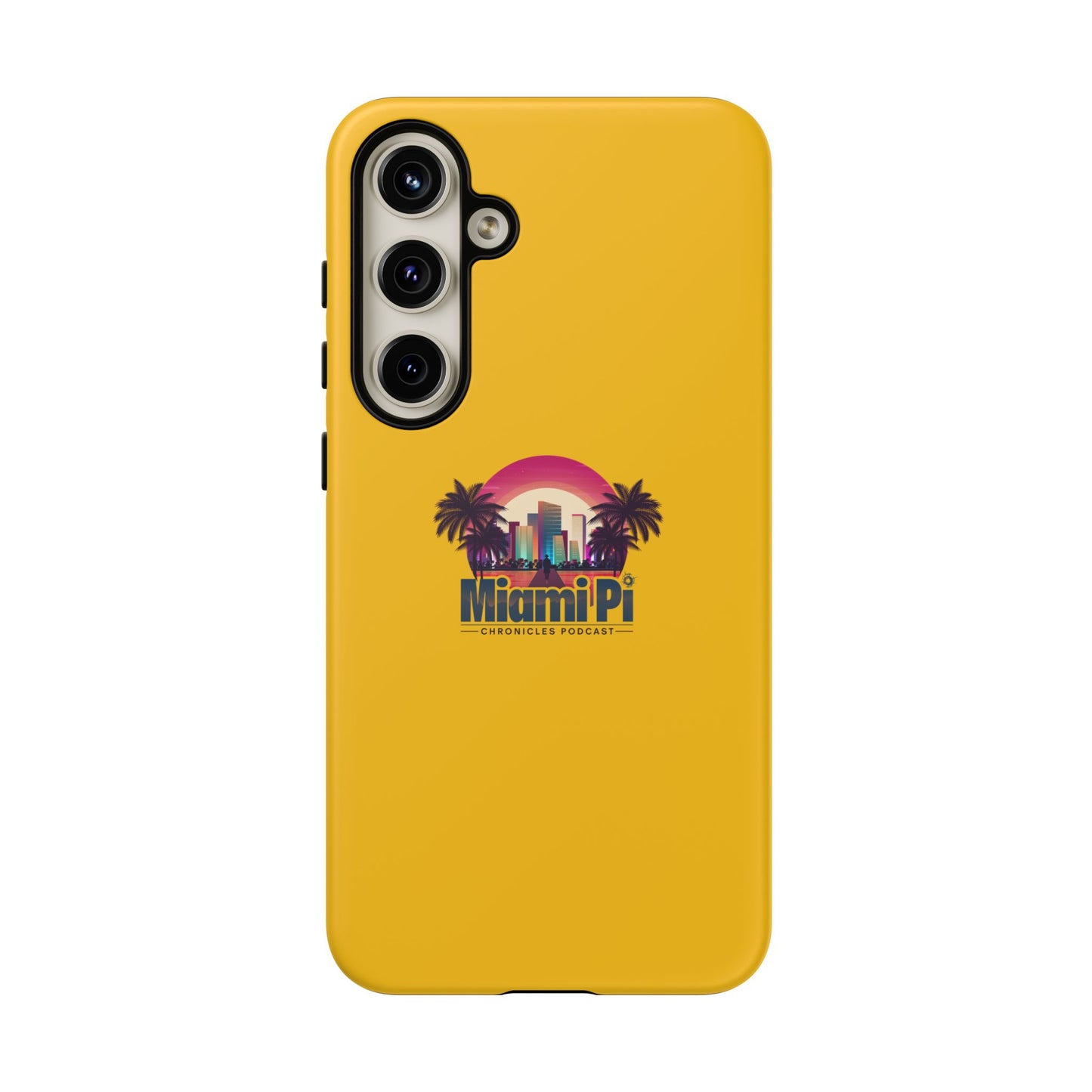 Sunset Logo – Yellow Phone Case