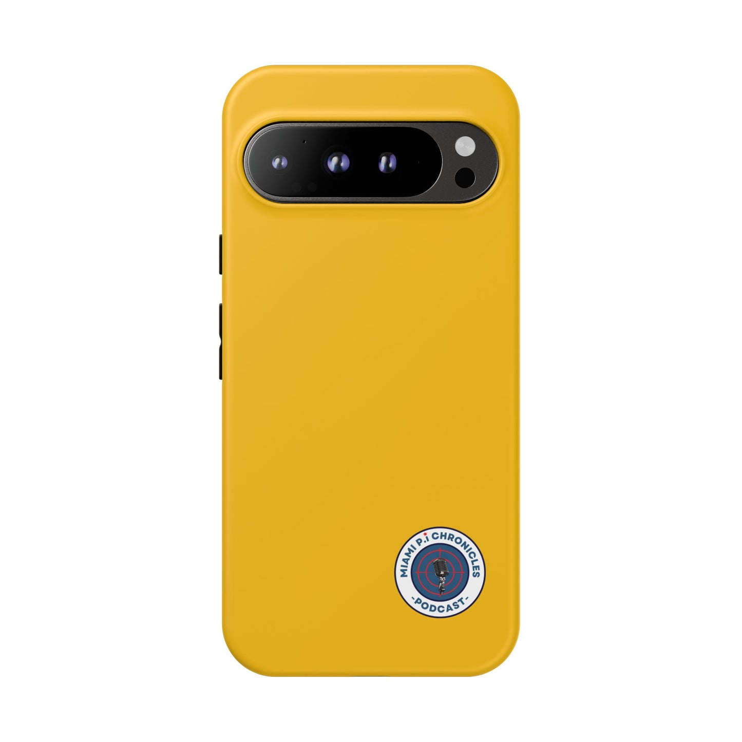 Miami Pi Badge – Yellow Phone Case