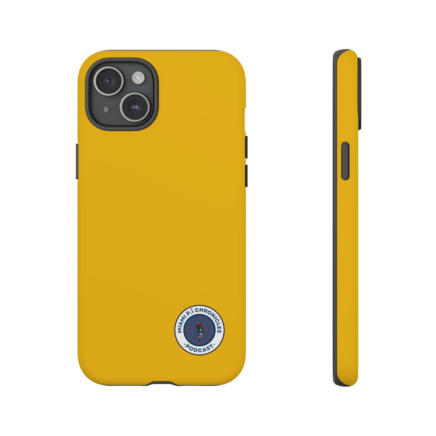Miami Pi Badge – Yellow Phone Case