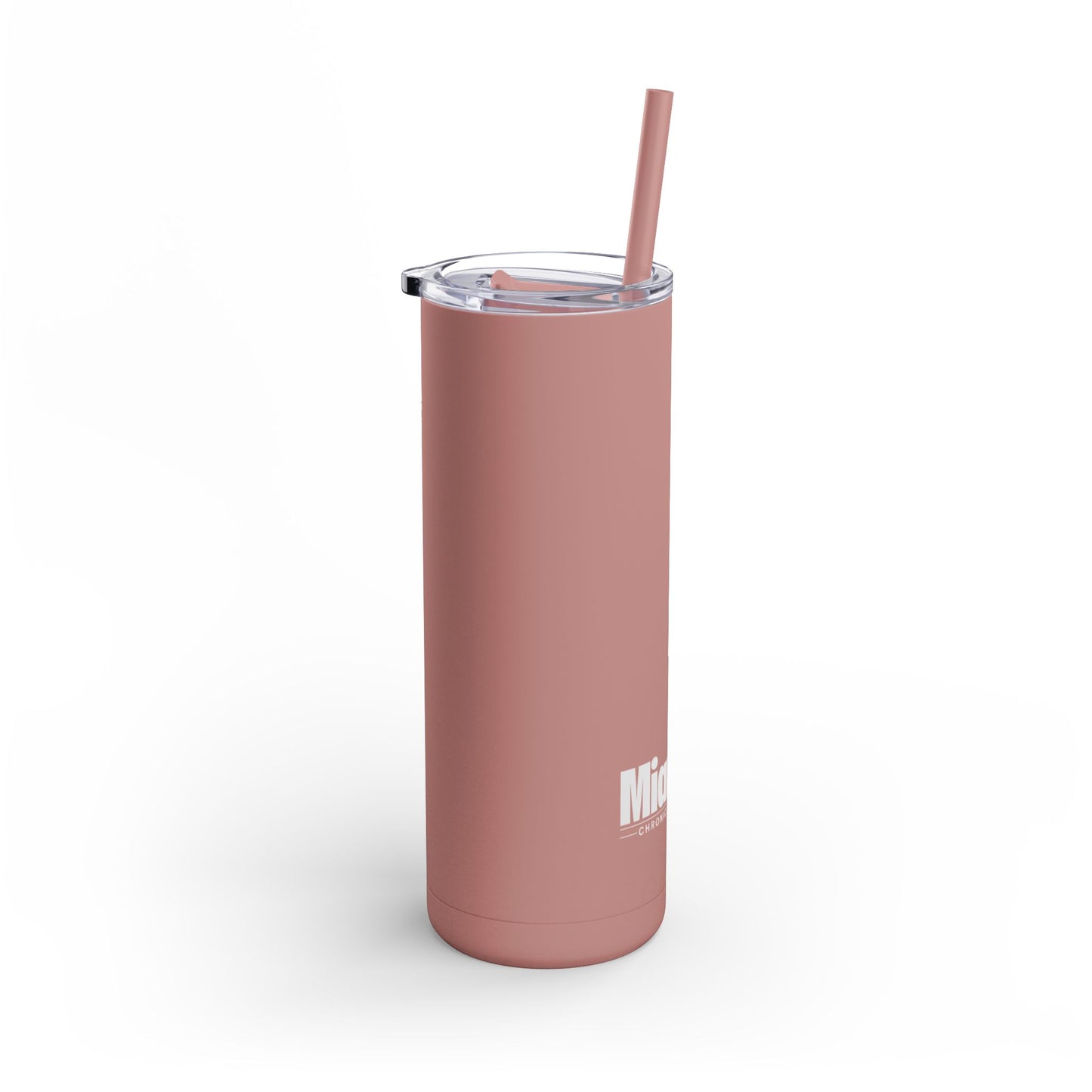 White Monochrome Logo – Travel Mug (20oz)