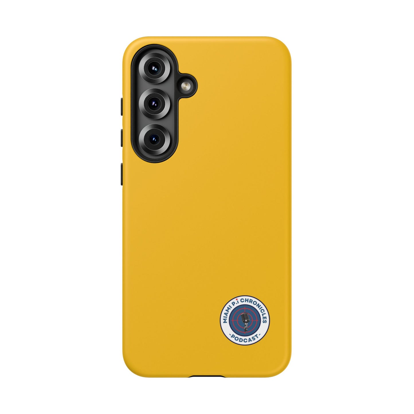 Miami Pi Badge – Yellow Phone Case