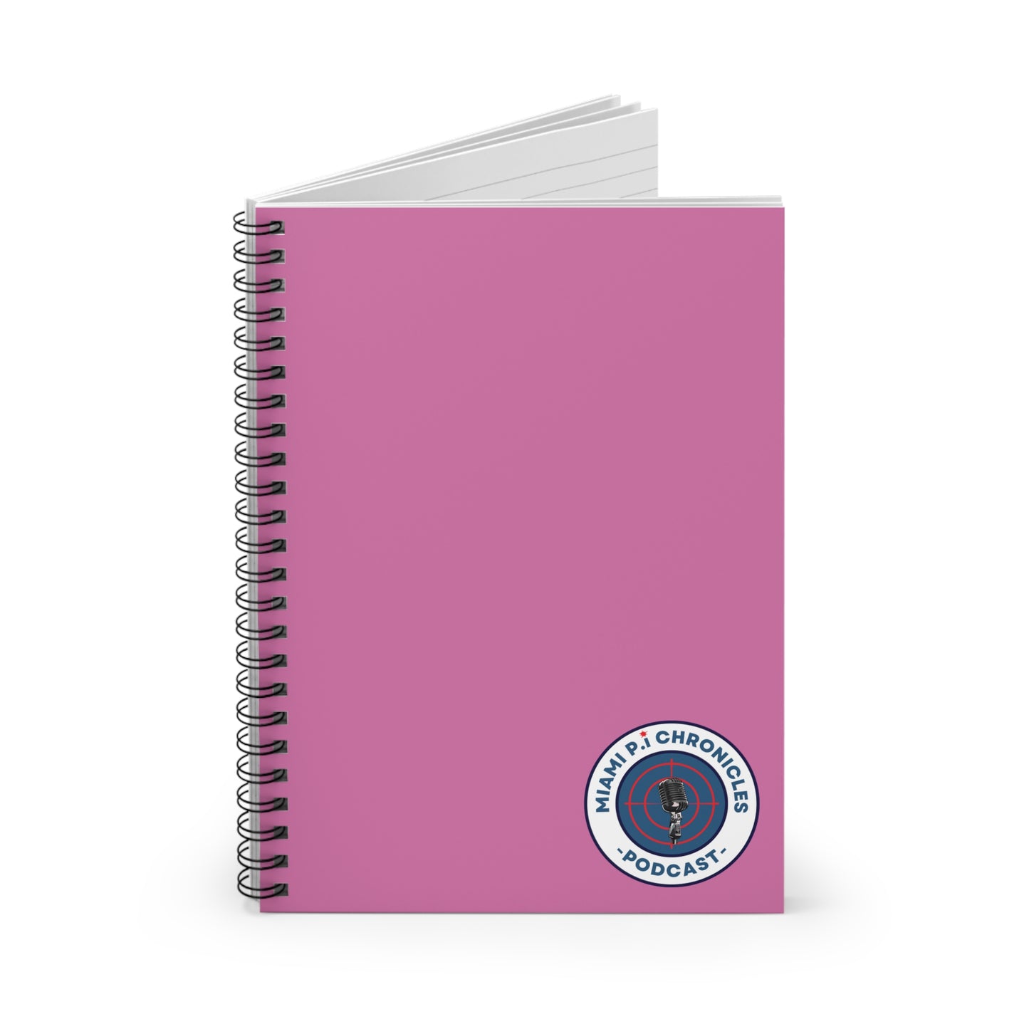 Miami Pi Badge – Pink Notebook