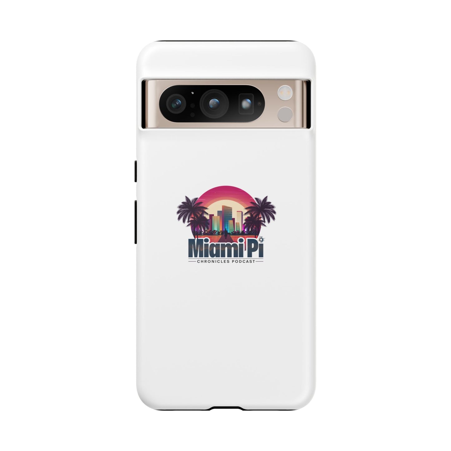 Sunset Logo – White Phone Case