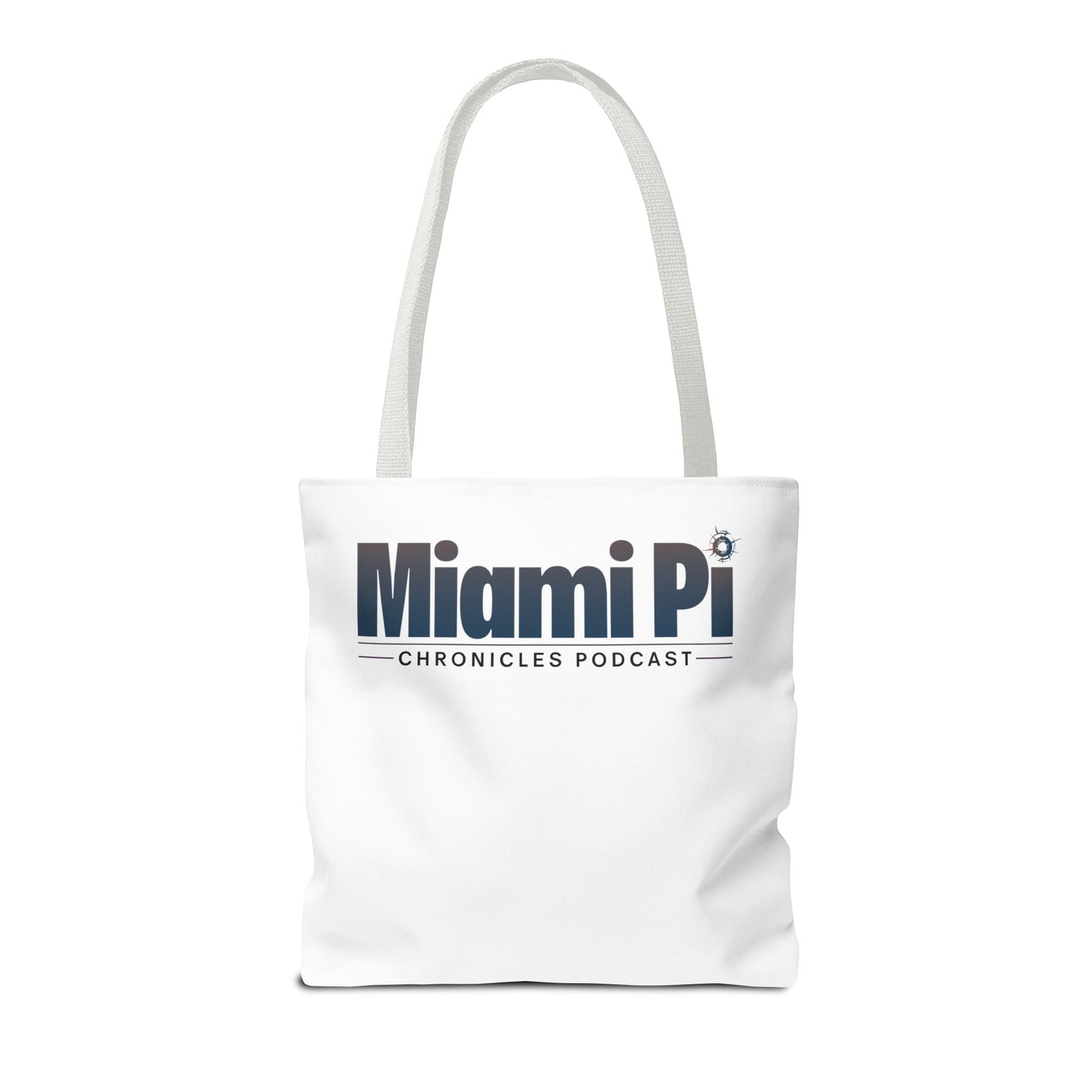 Monochrome Logo – White Tote Bag