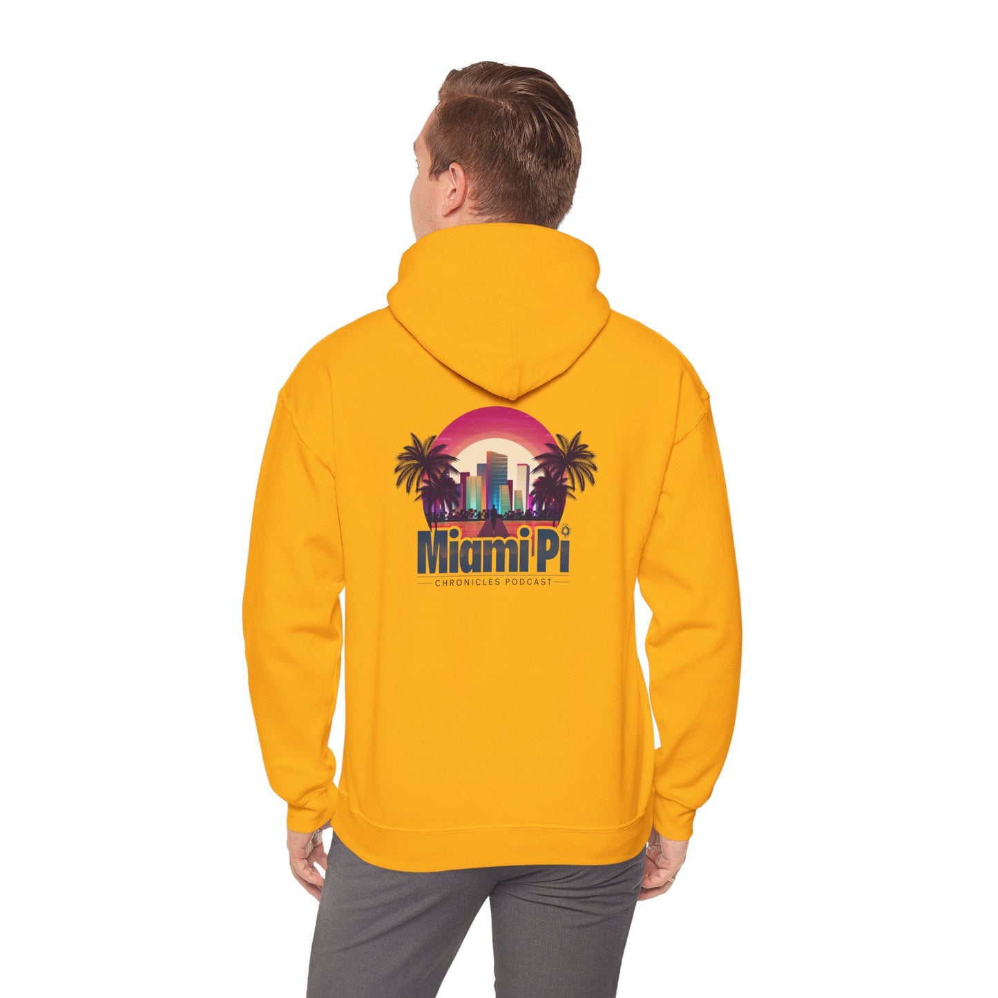 Dark Sunset Logo – Hoodie (Gold)