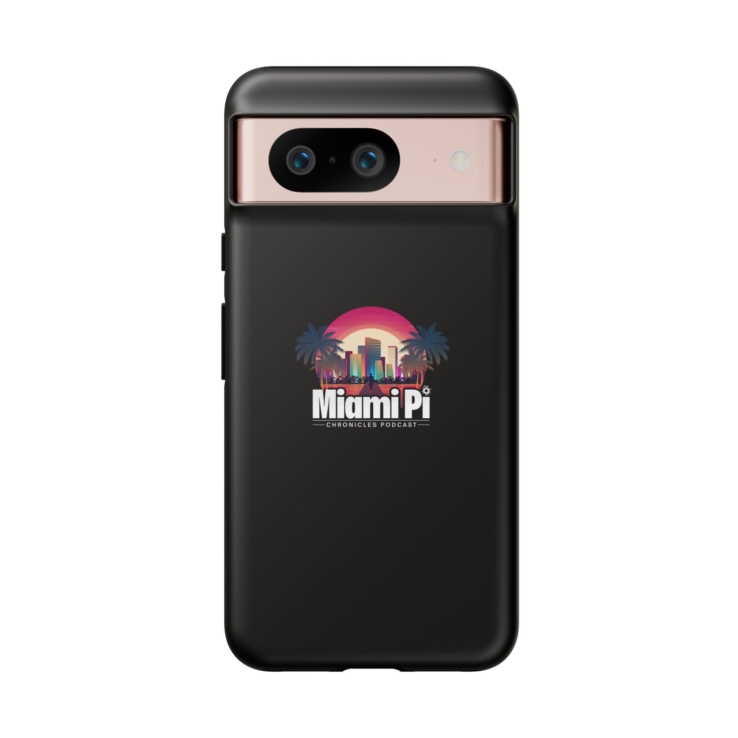 Sunset Logo – Black Phone Case