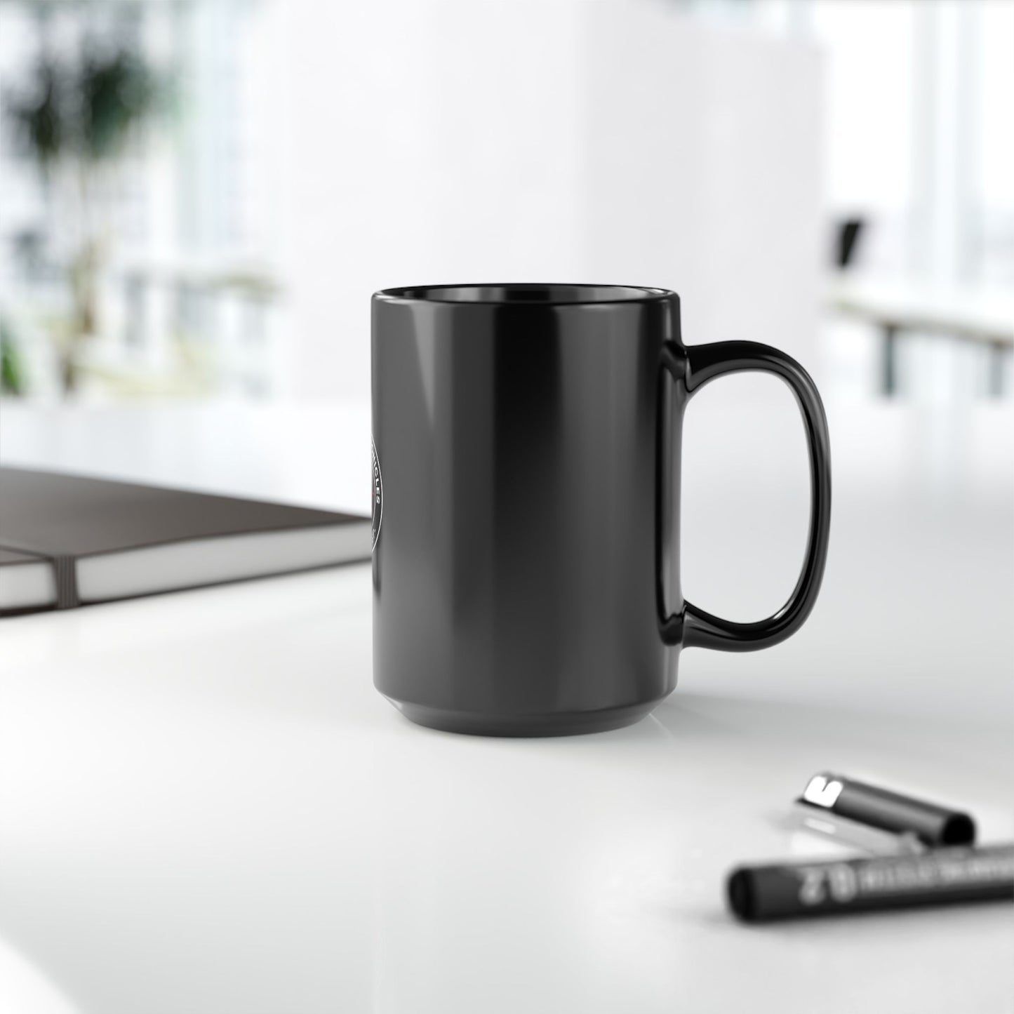 Miami Pi Dark Badge – Black Mug