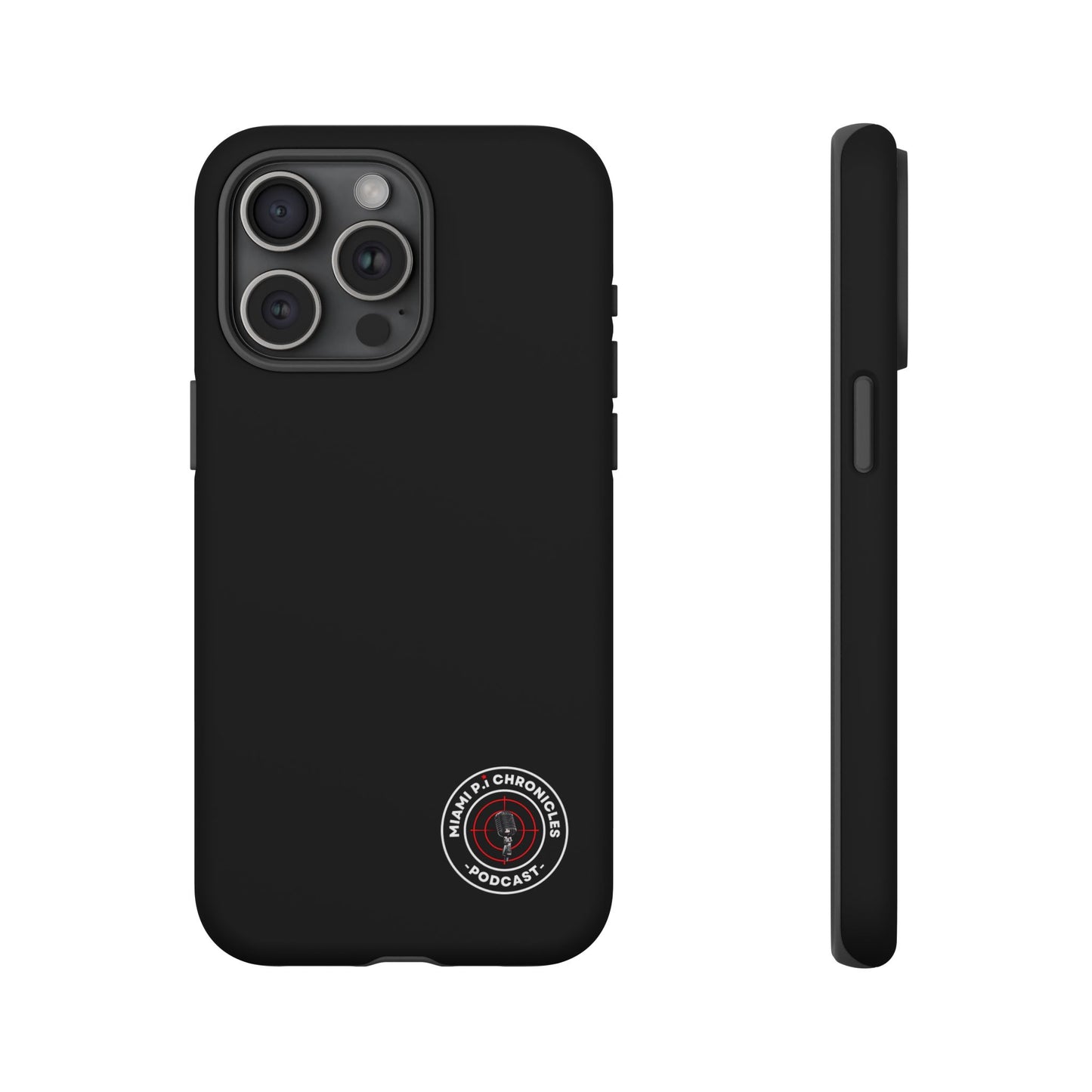 Miami Pi Dark Badge – Black Phone Case