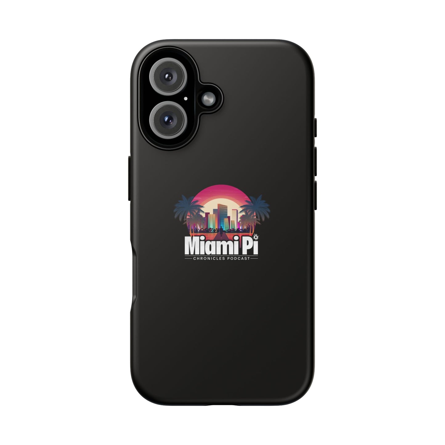 Sunset Logo – Black Phone Case