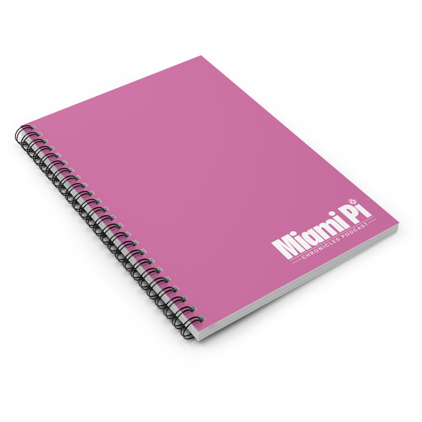 Monochrome Logo – Pink Notebook