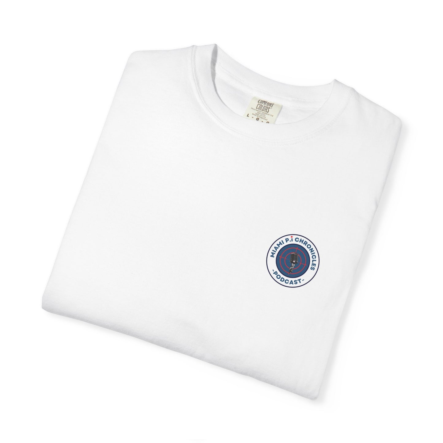 Miami Pi Badge – T-Shirt (White)