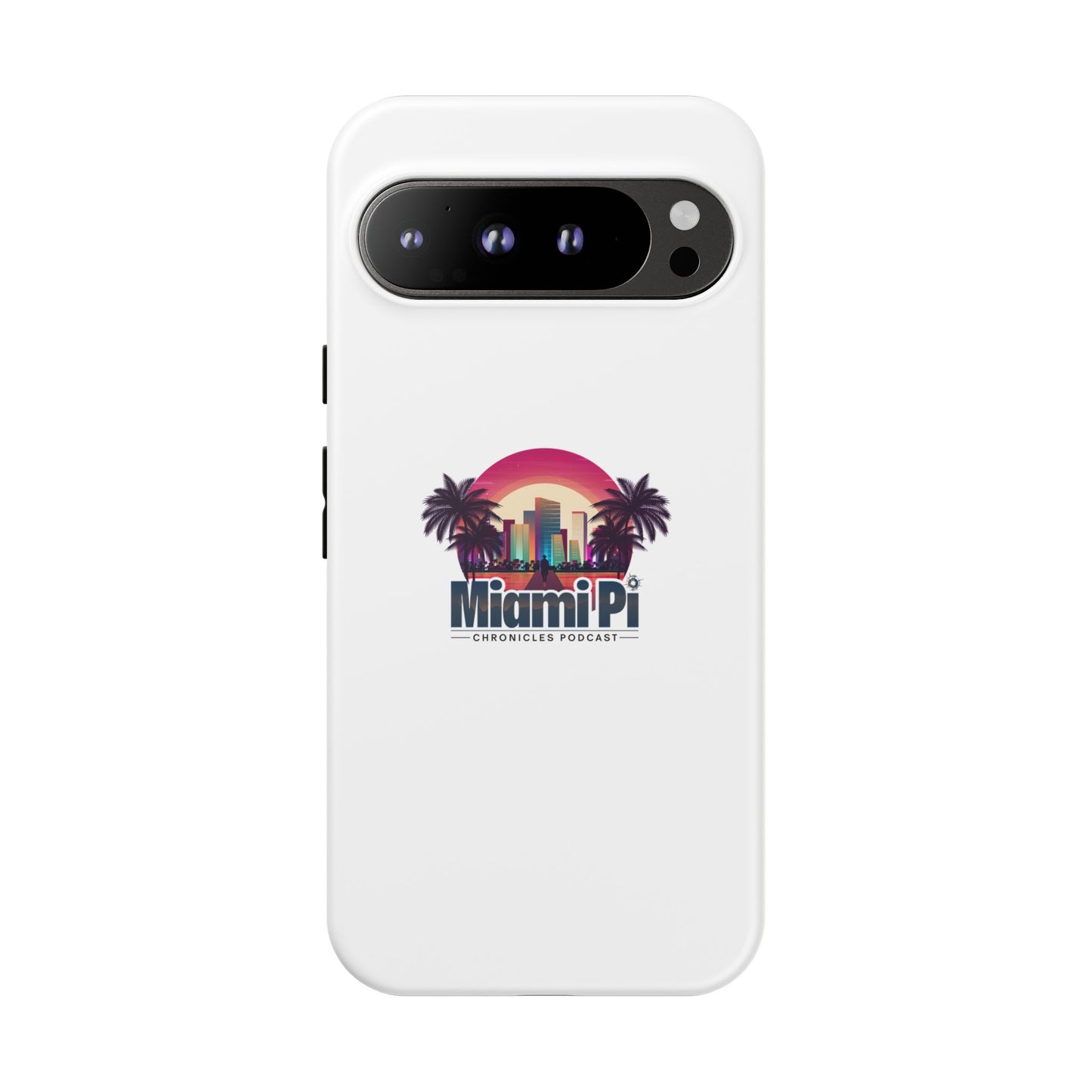 Sunset Logo – White Phone Case