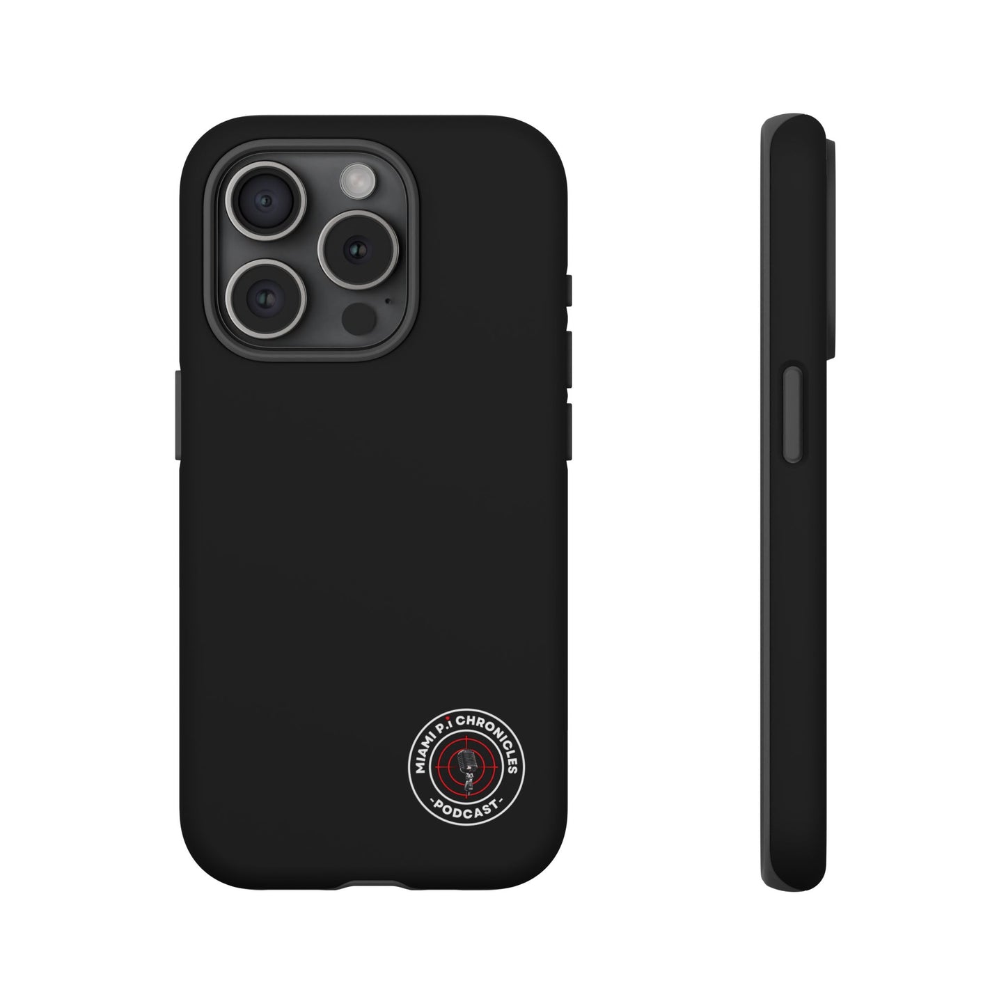 Miami Pi Dark Badge – Black Phone Case