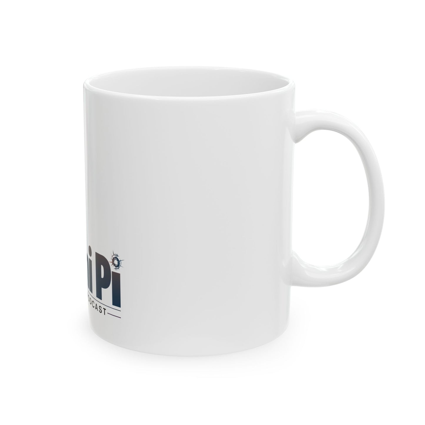 Monochrome Logo – White Mug