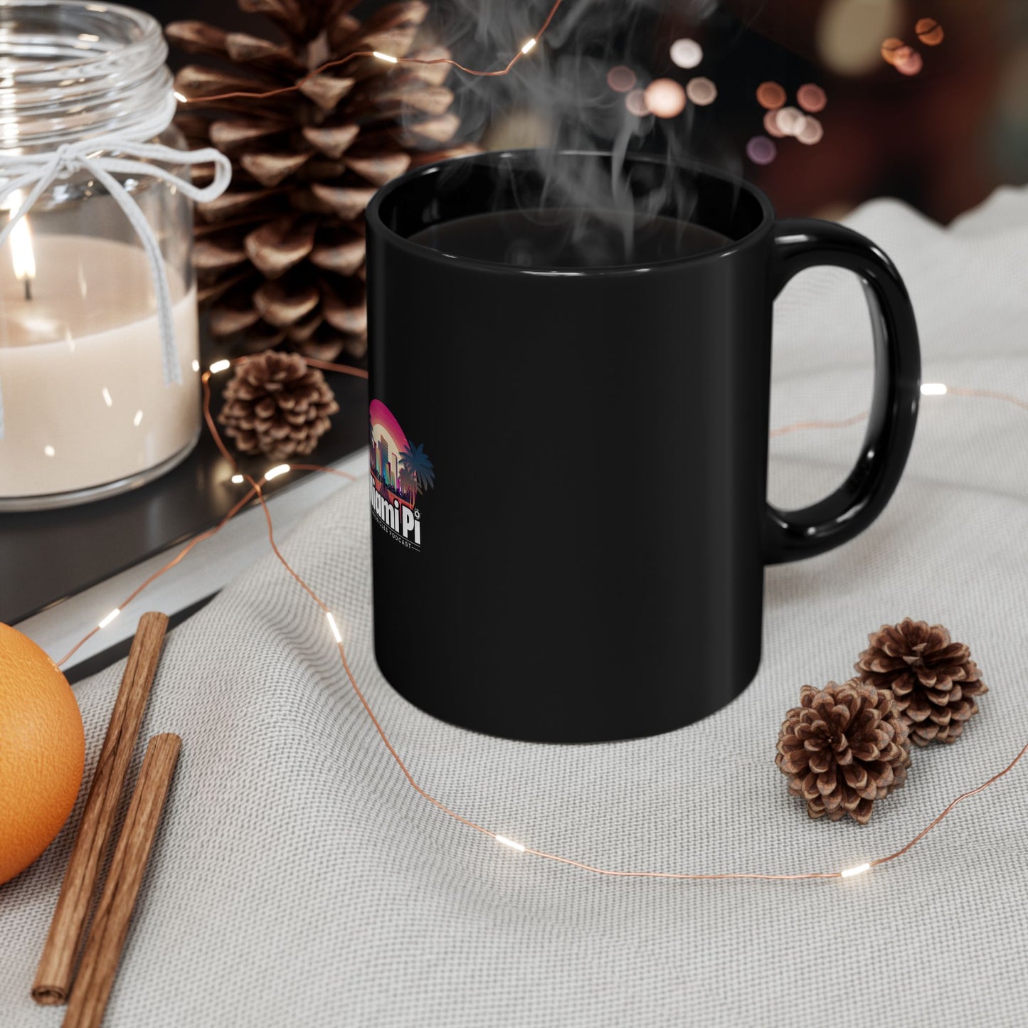 Sunset Logo – Black Mug