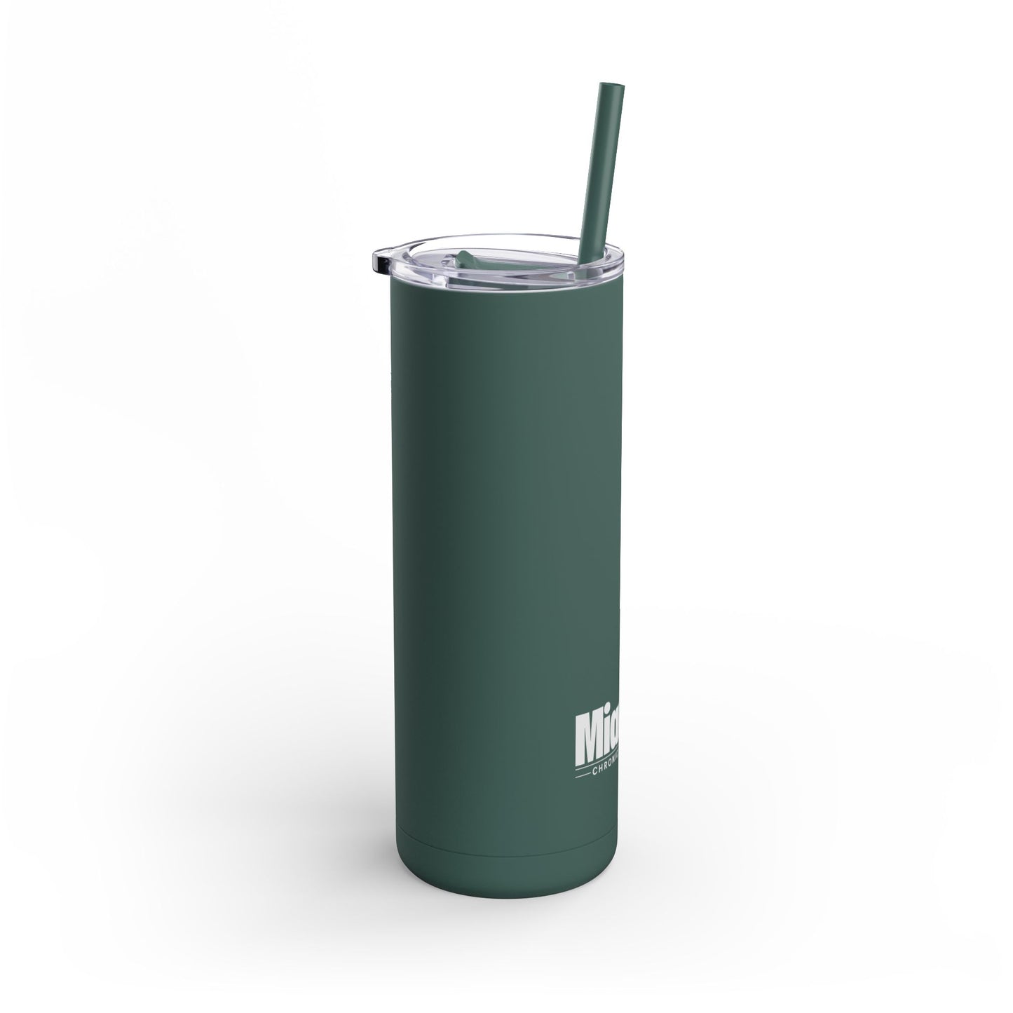 White Monochrome Logo – Travel Mug (20oz)