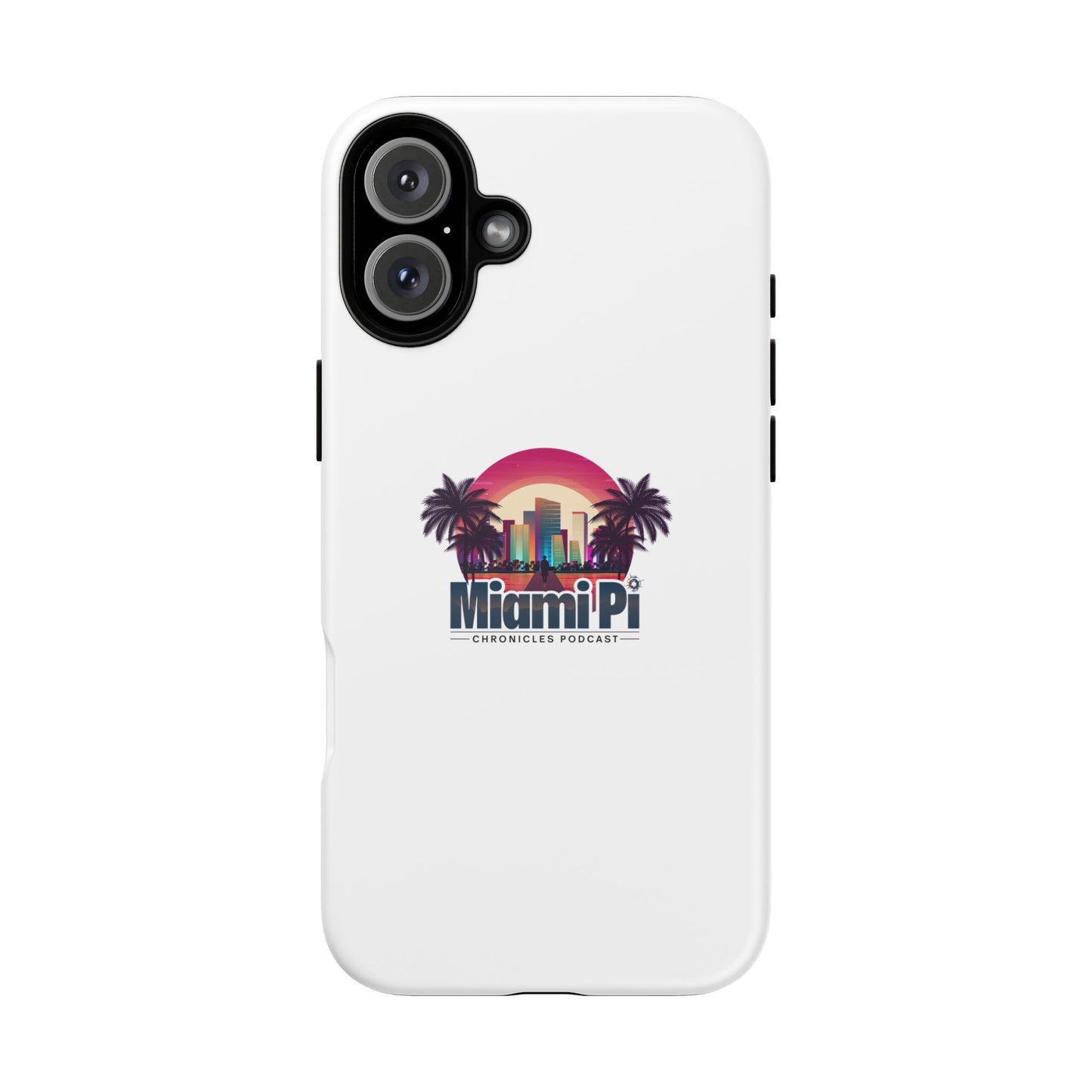 Sunset Logo – White Phone Case