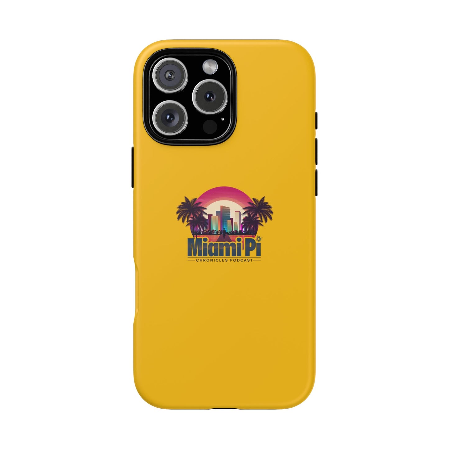 Sunset Logo – Yellow Phone Case