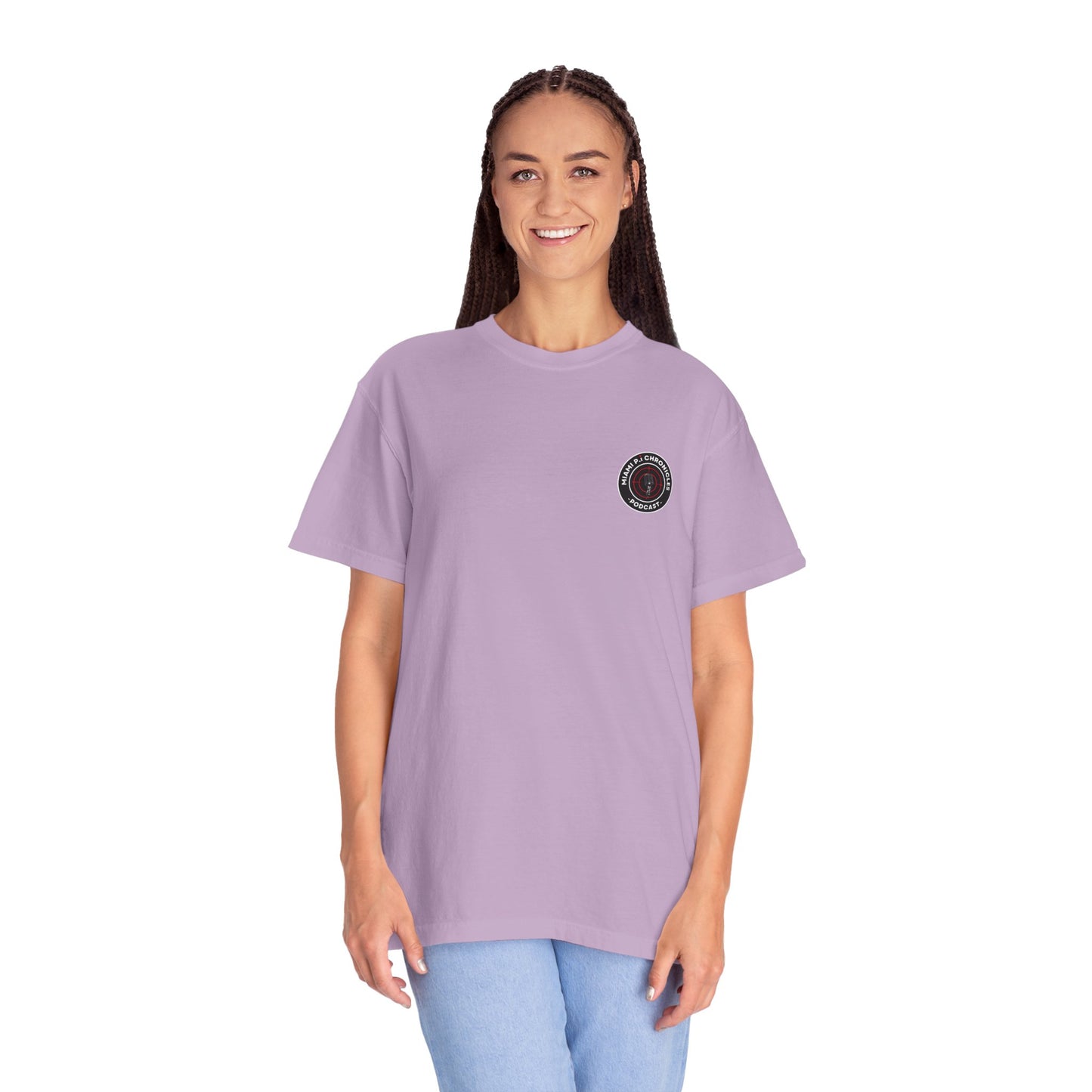 Miami Pi Dark Badge – T-Shirt (Orchid)
