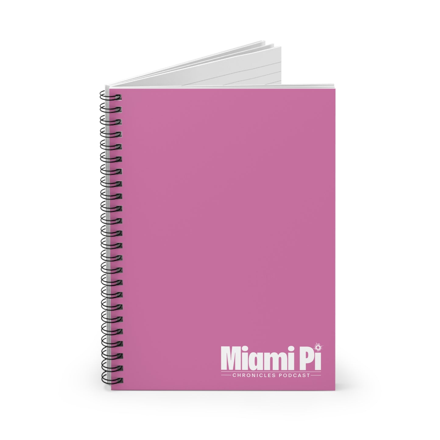 Monochrome Logo – Pink Notebook