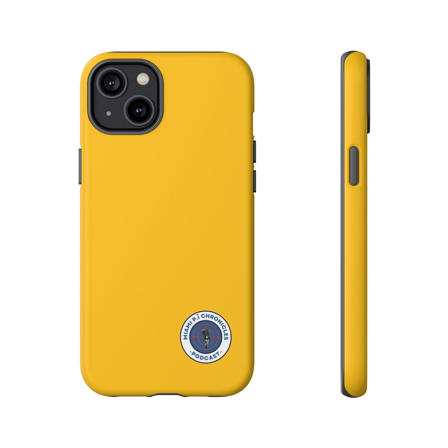 Miami Pi Badge – Yellow Phone Case