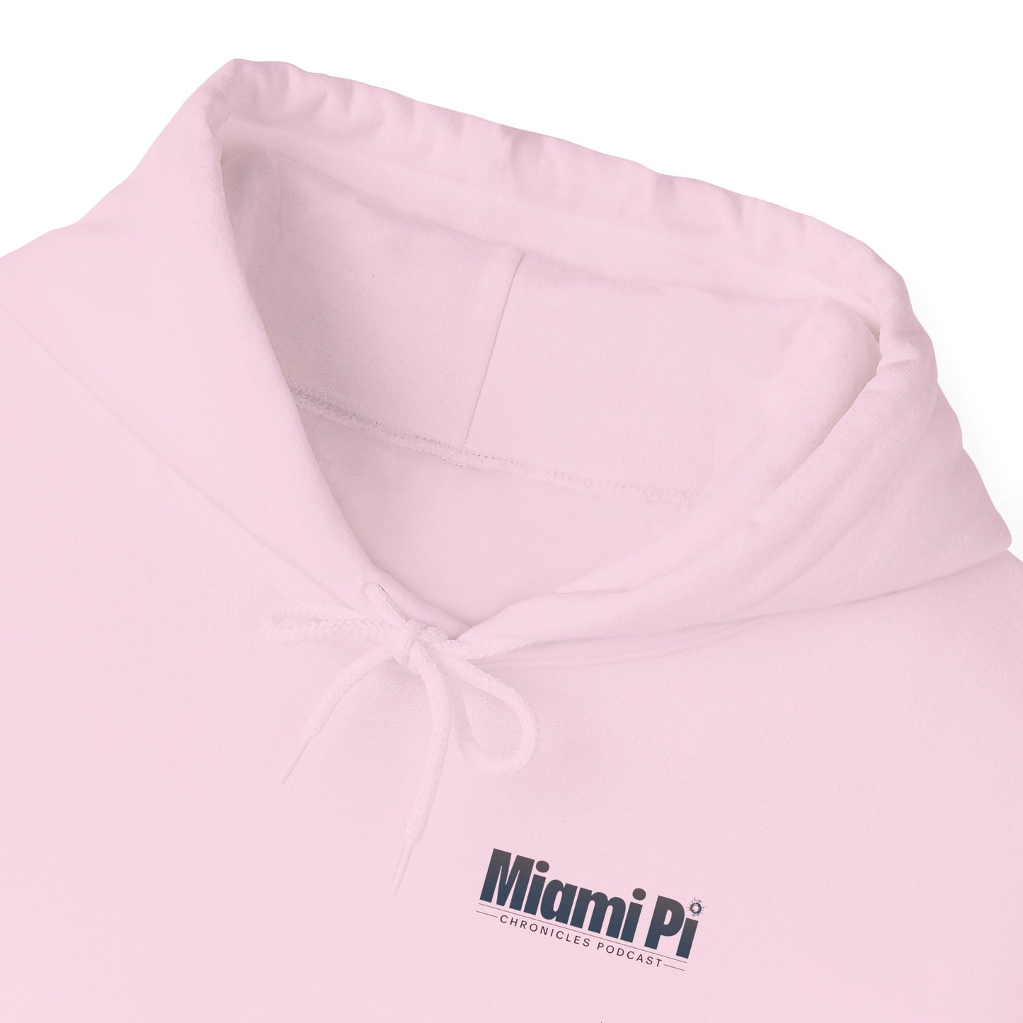 Dark Sunset Logo – Hoodie (Light Pink)
