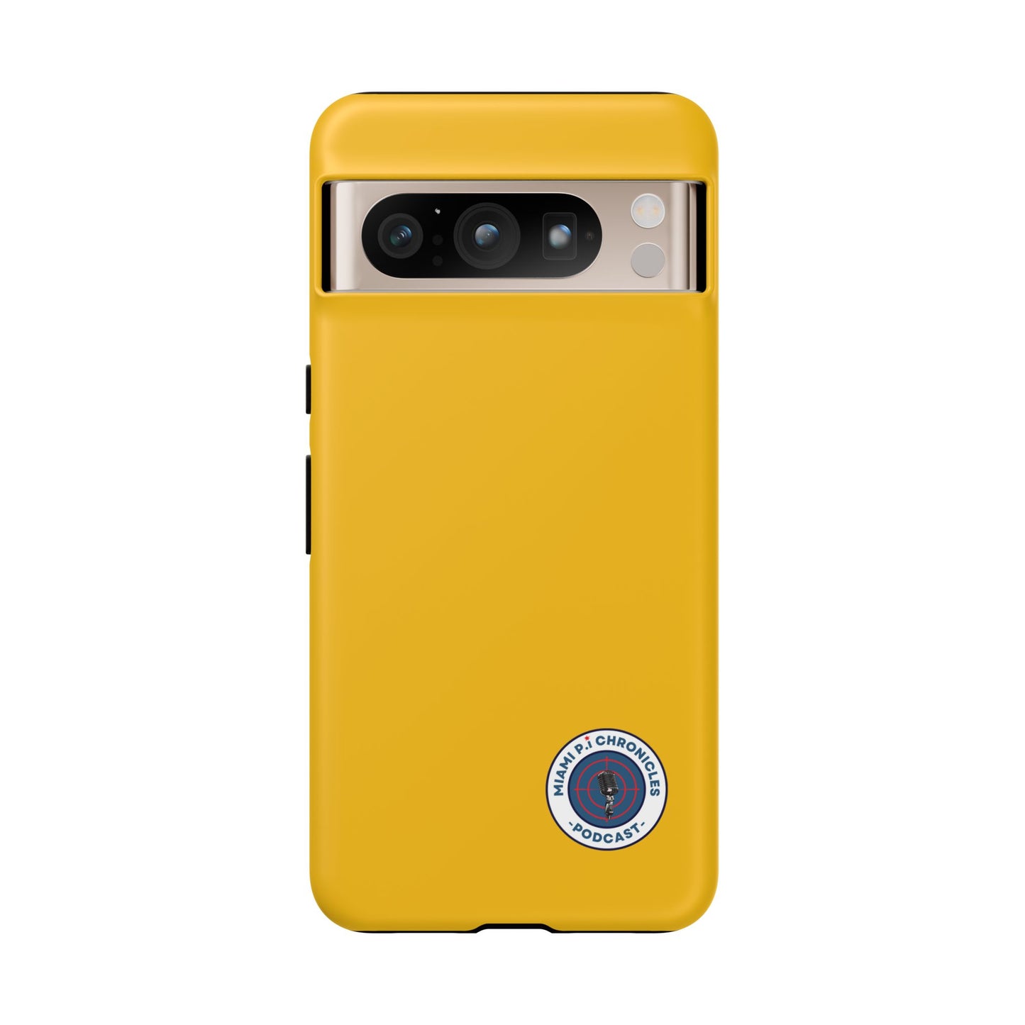 Miami Pi Badge – Yellow Phone Case