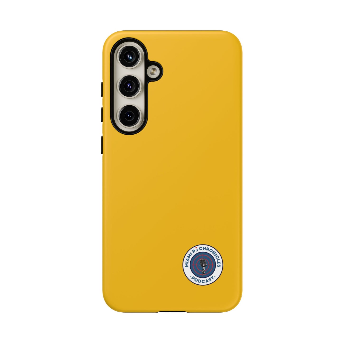 Miami Pi Badge – Yellow Phone Case