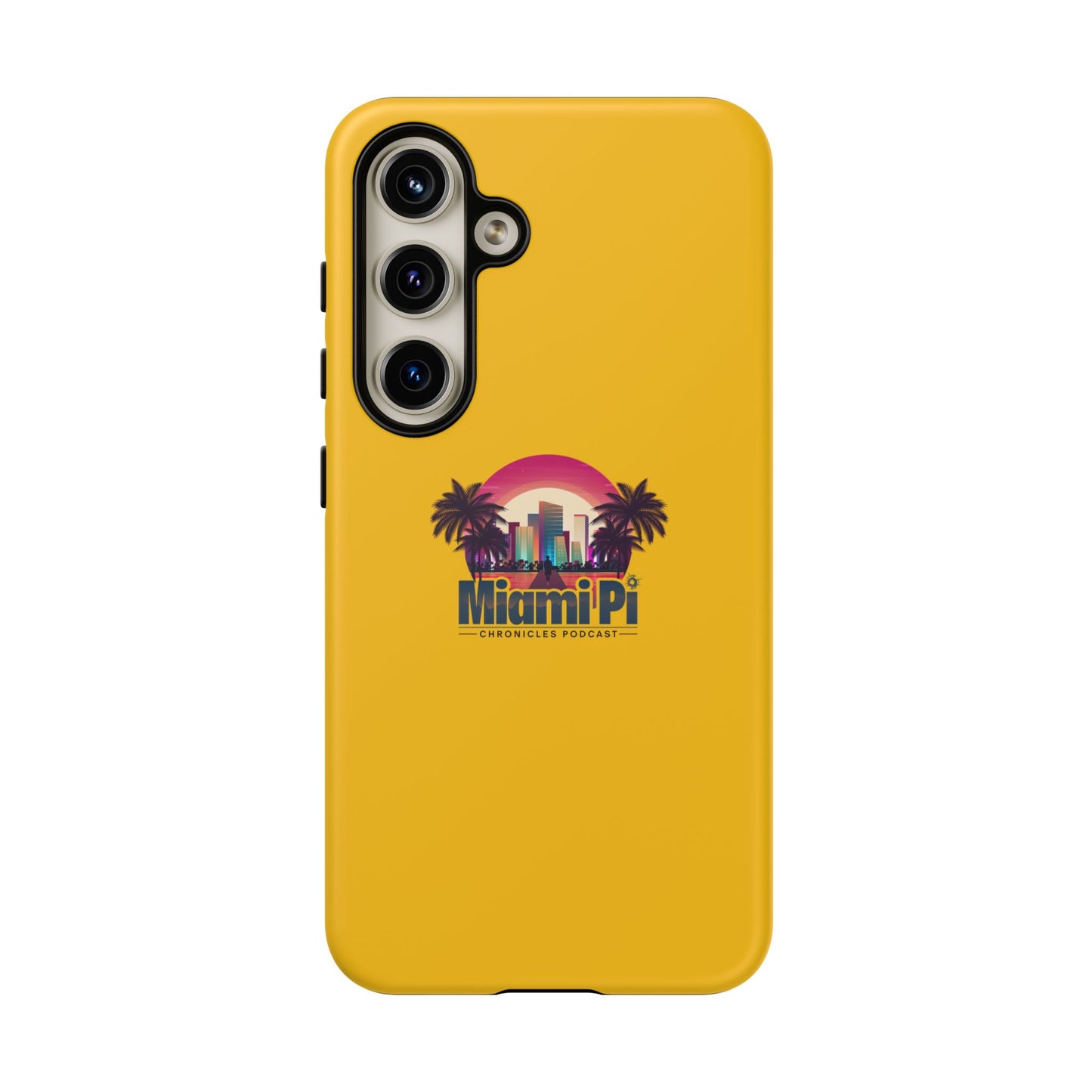 Sunset Logo – Yellow Phone Case