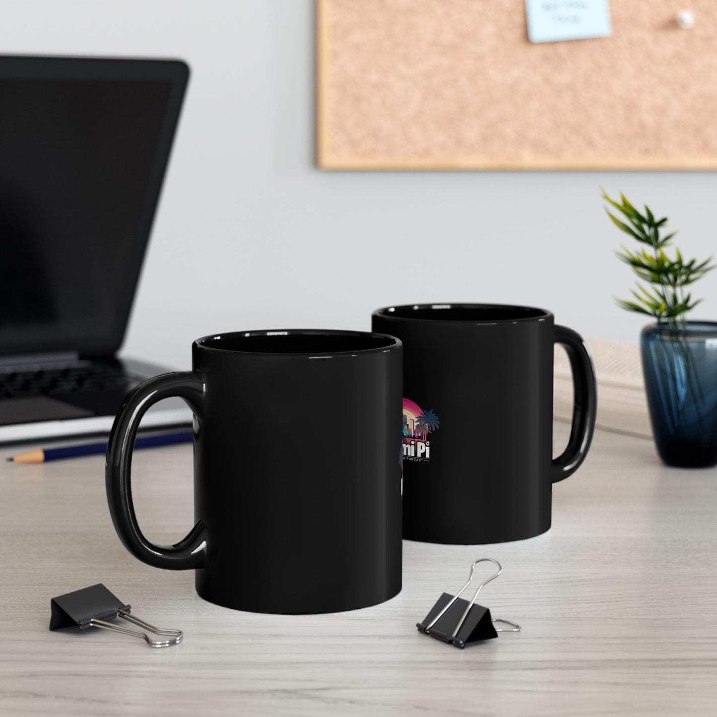 Sunset Logo – Black Mug