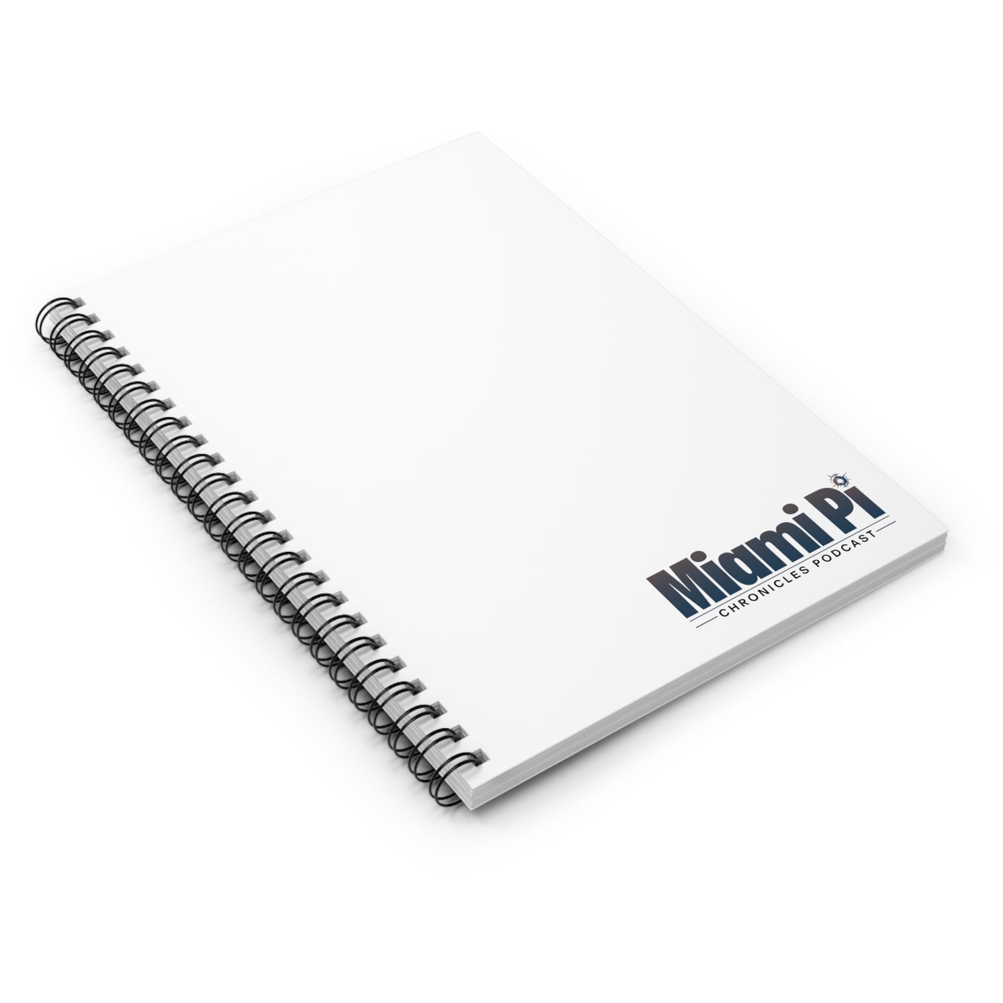 Monochrome Logo – White Notebook