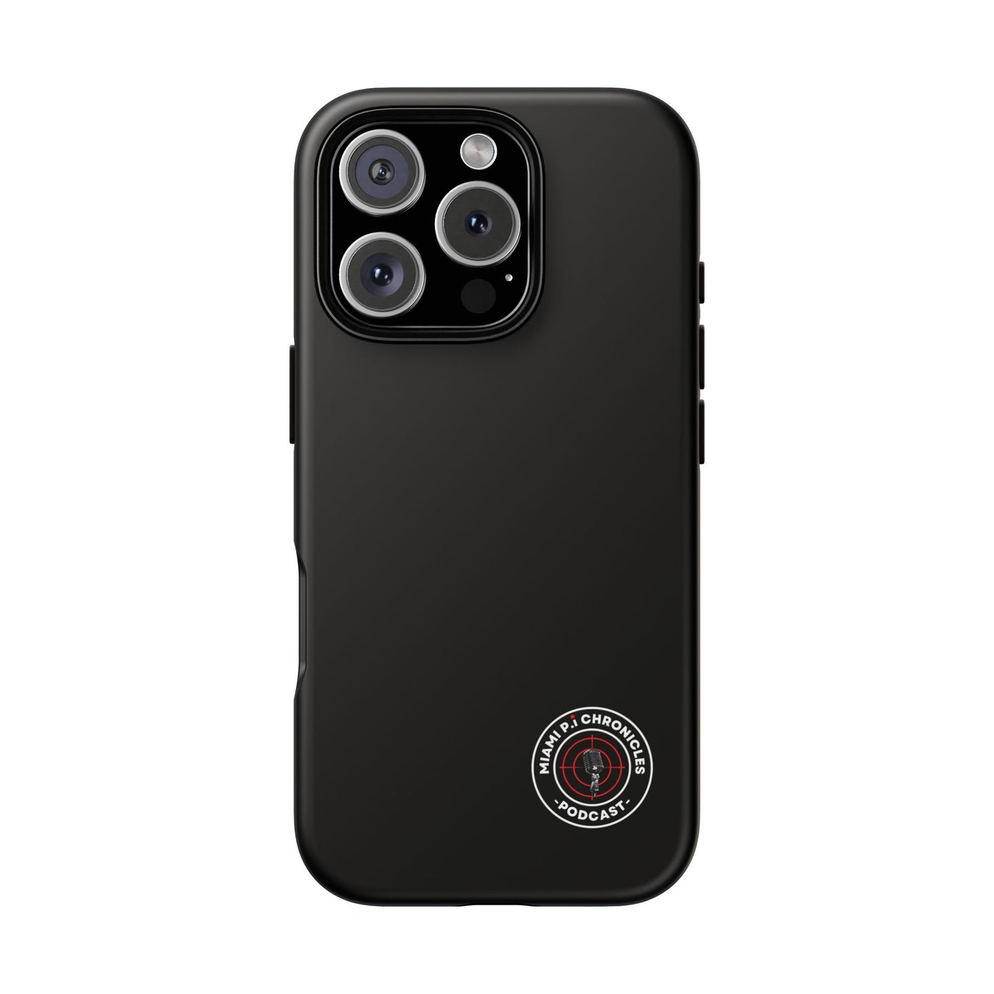 Miami Pi Dark Badge – Black Phone Case