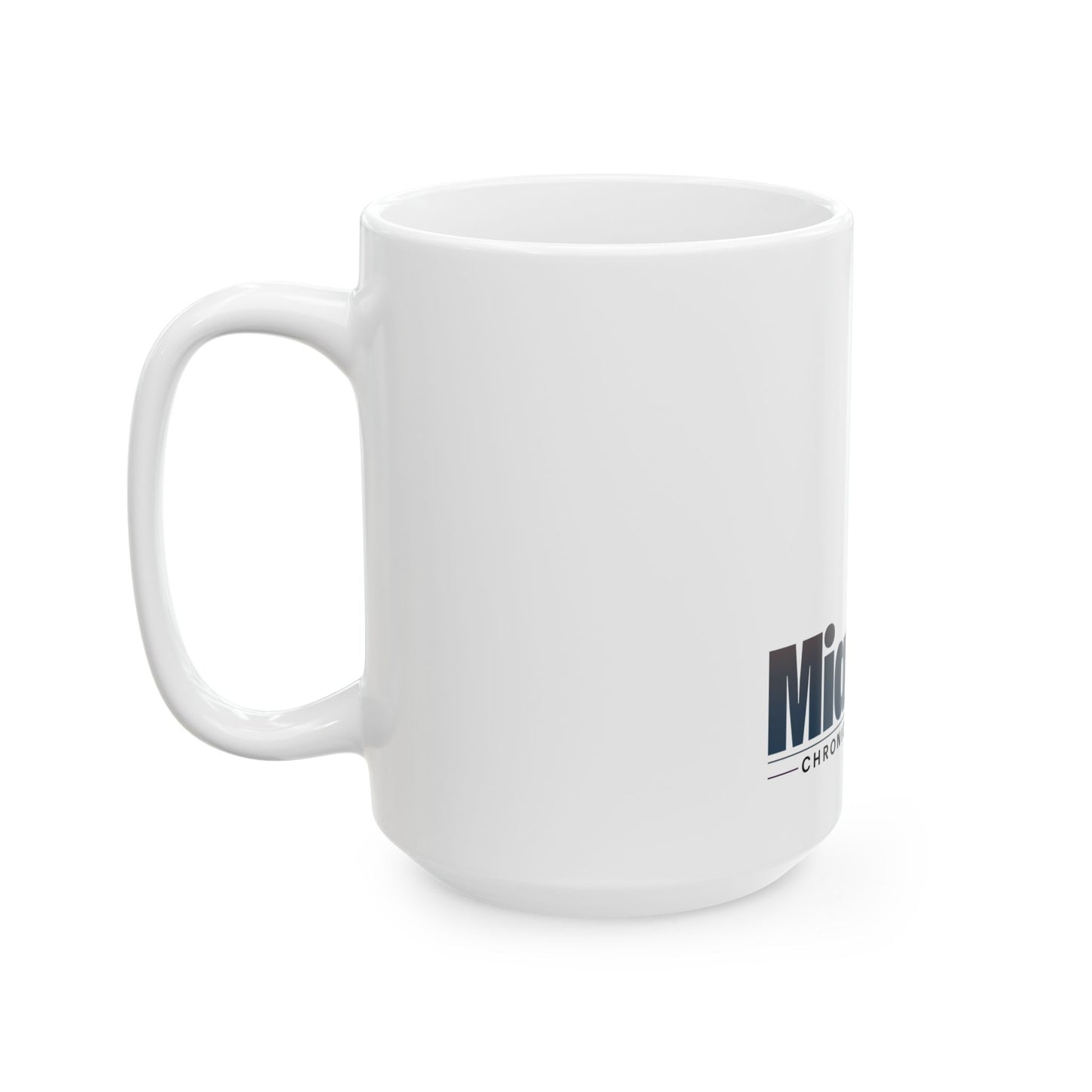 Monochrome Logo – White Mug