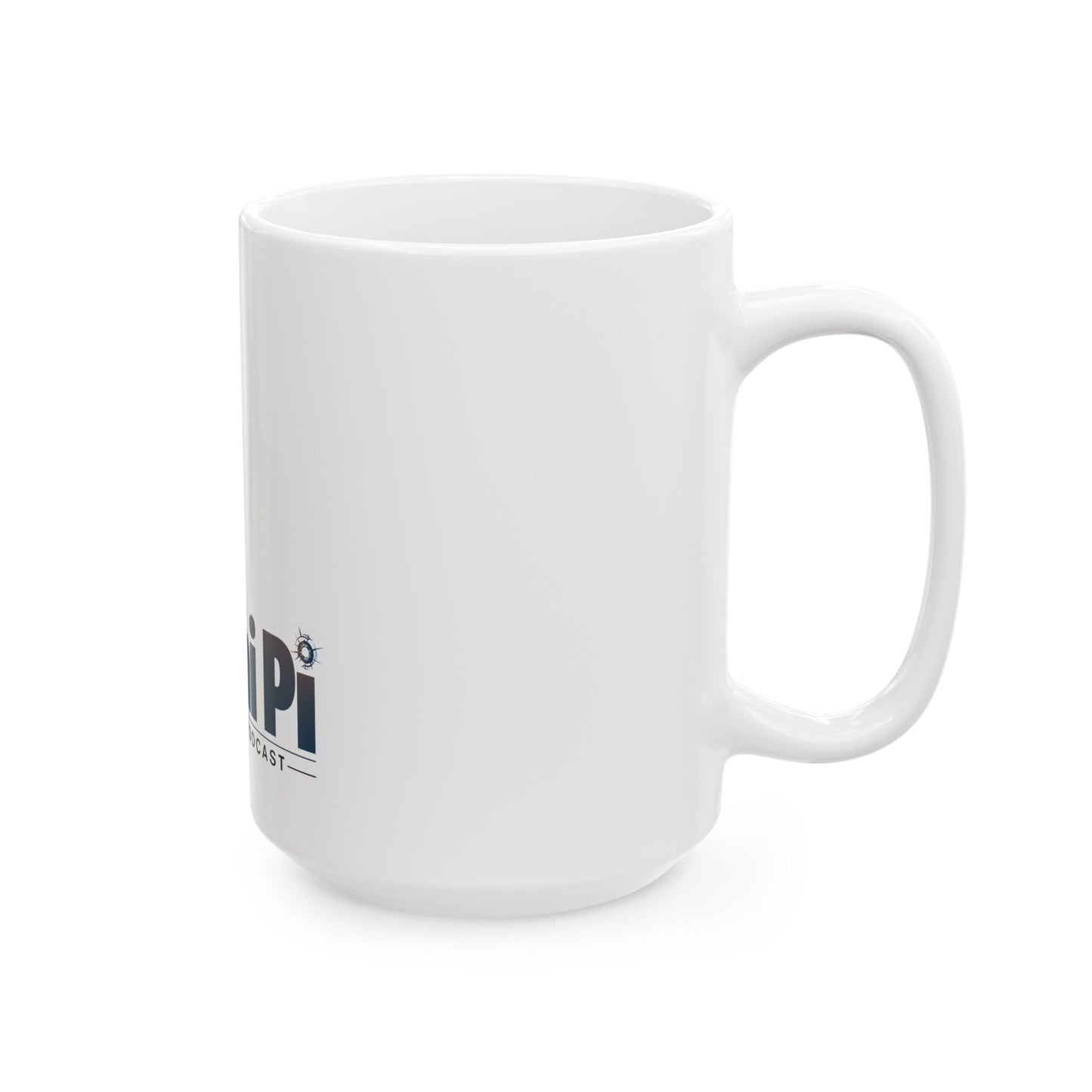 Monochrome Logo – White Mug