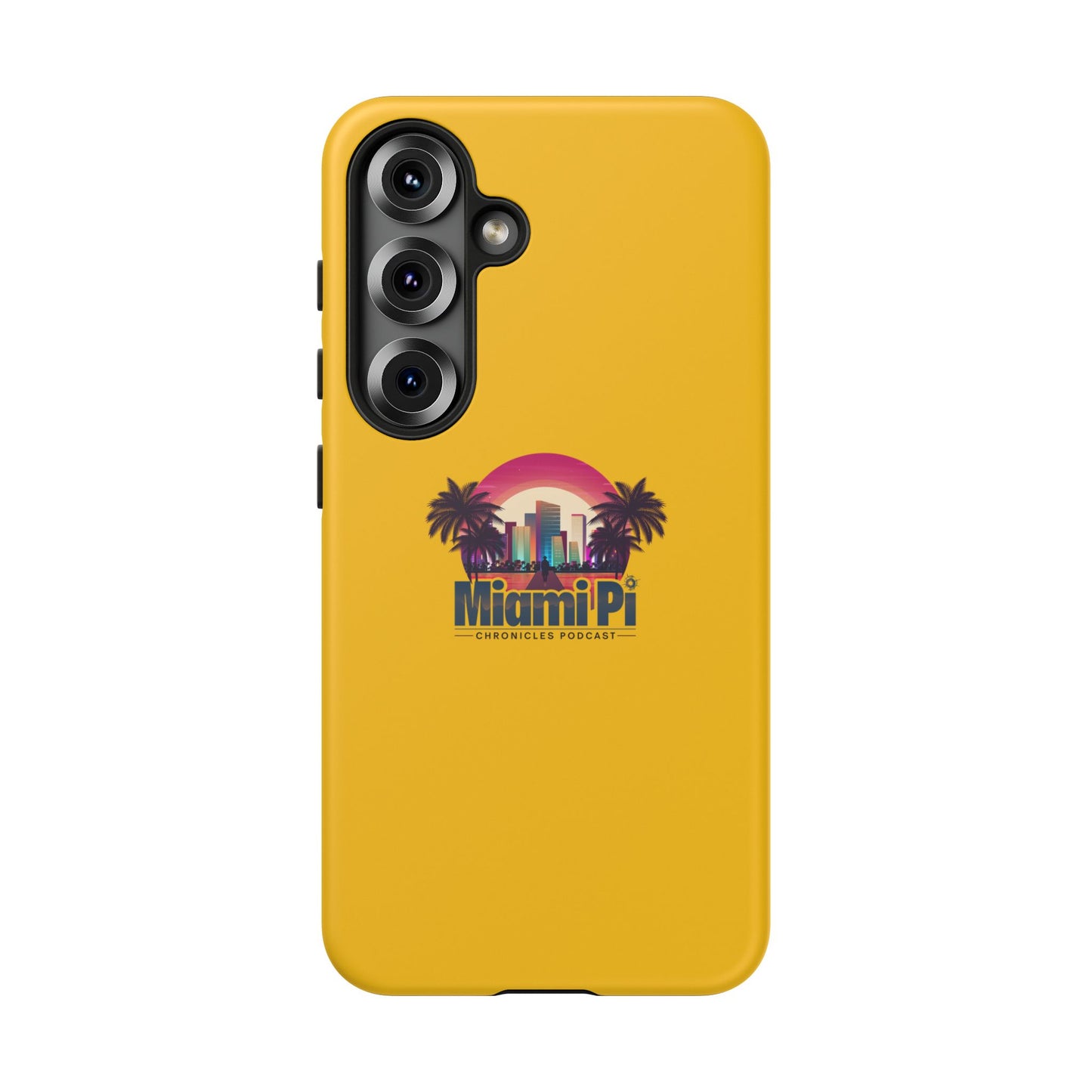 Sunset Logo – Yellow Phone Case