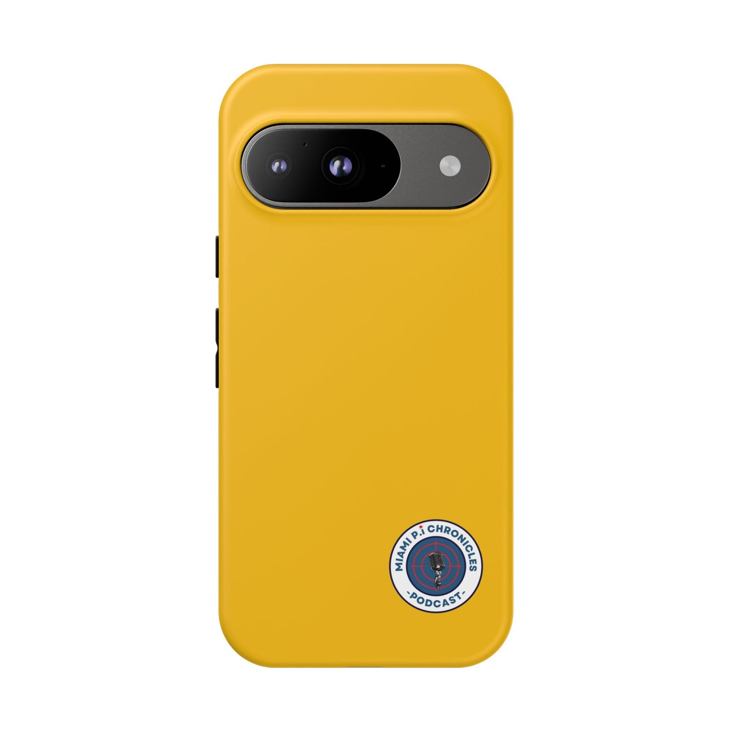Miami Pi Badge – Yellow Phone Case