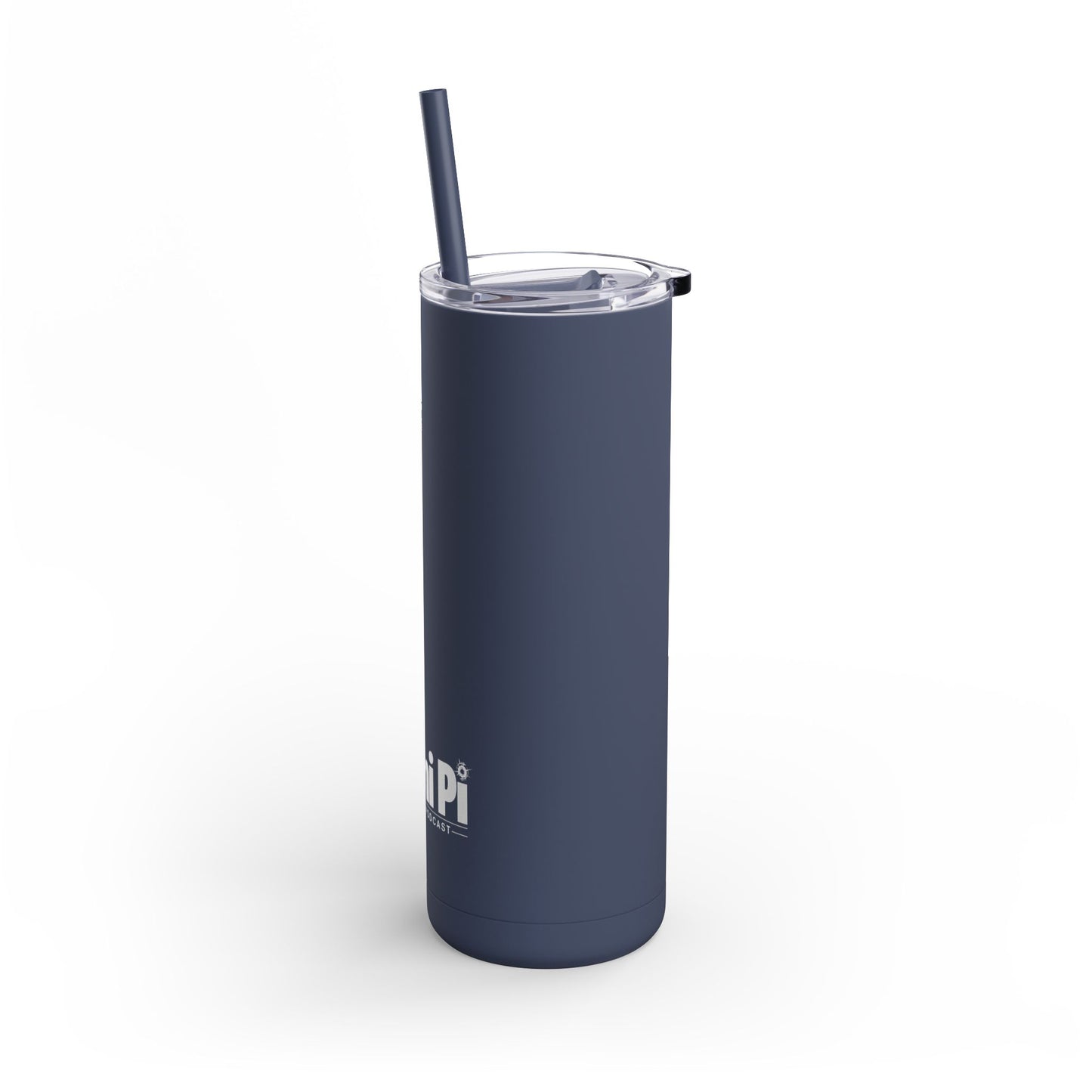 White Monochrome Logo – Travel Mug (20oz)