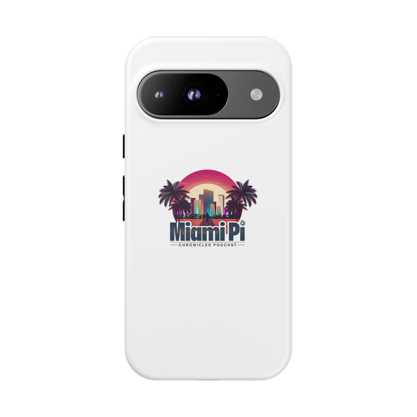 Sunset Logo – White Phone Case