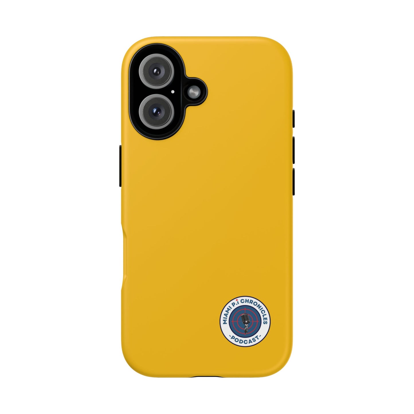 Miami Pi Badge – Yellow Phone Case