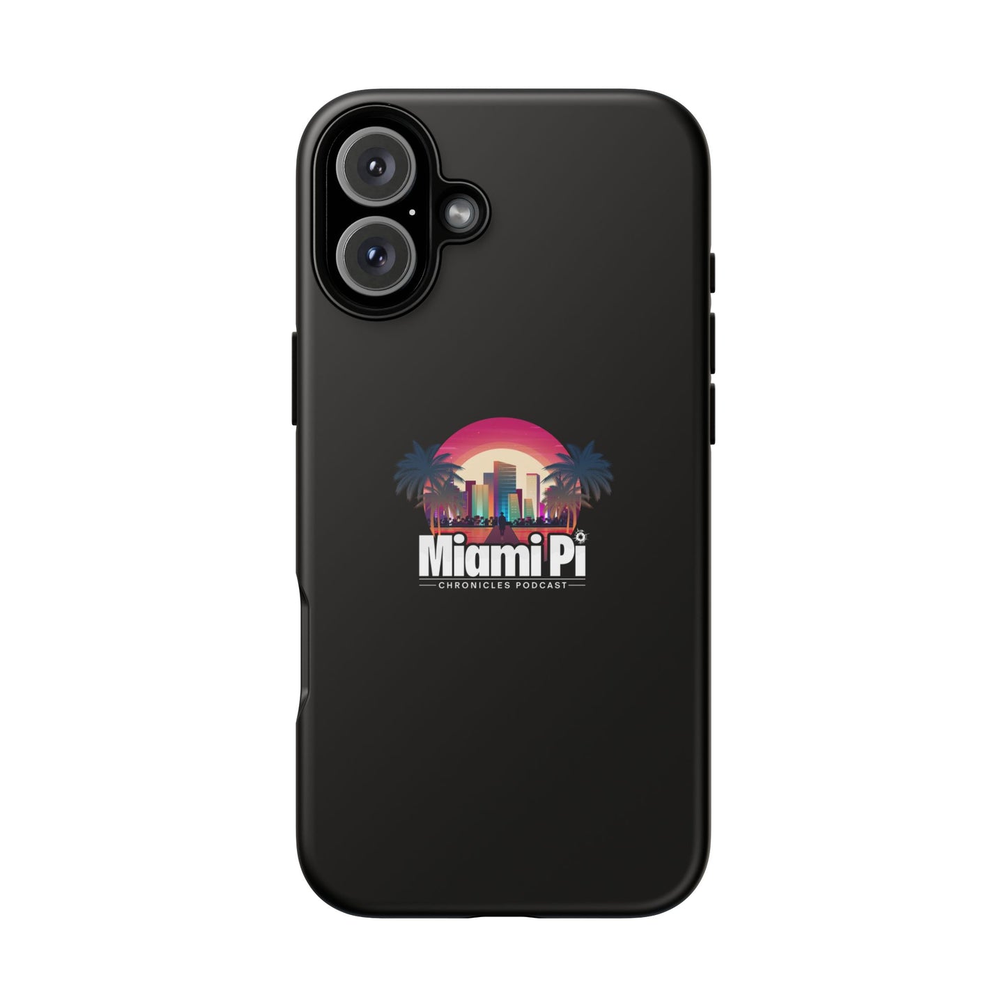 Sunset Logo – Black Phone Case