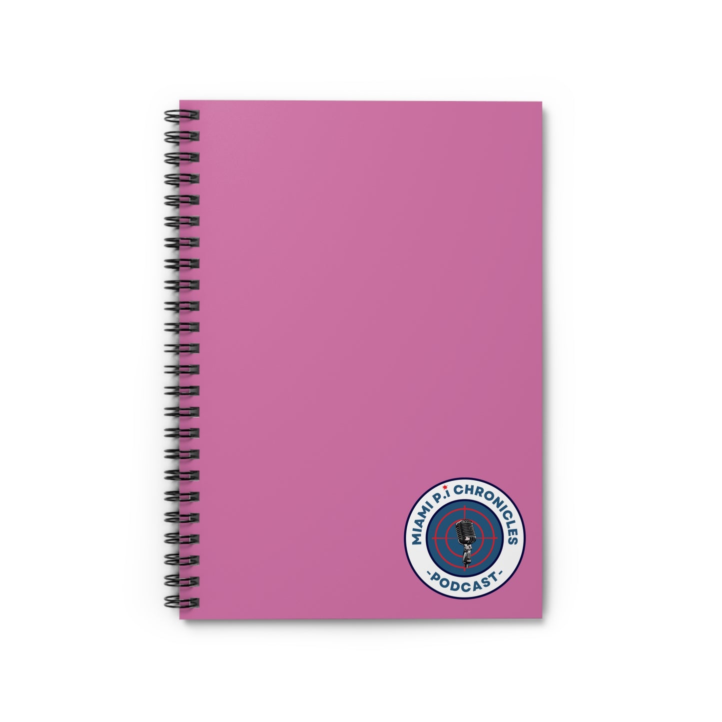 Miami Pi Badge – Pink Notebook