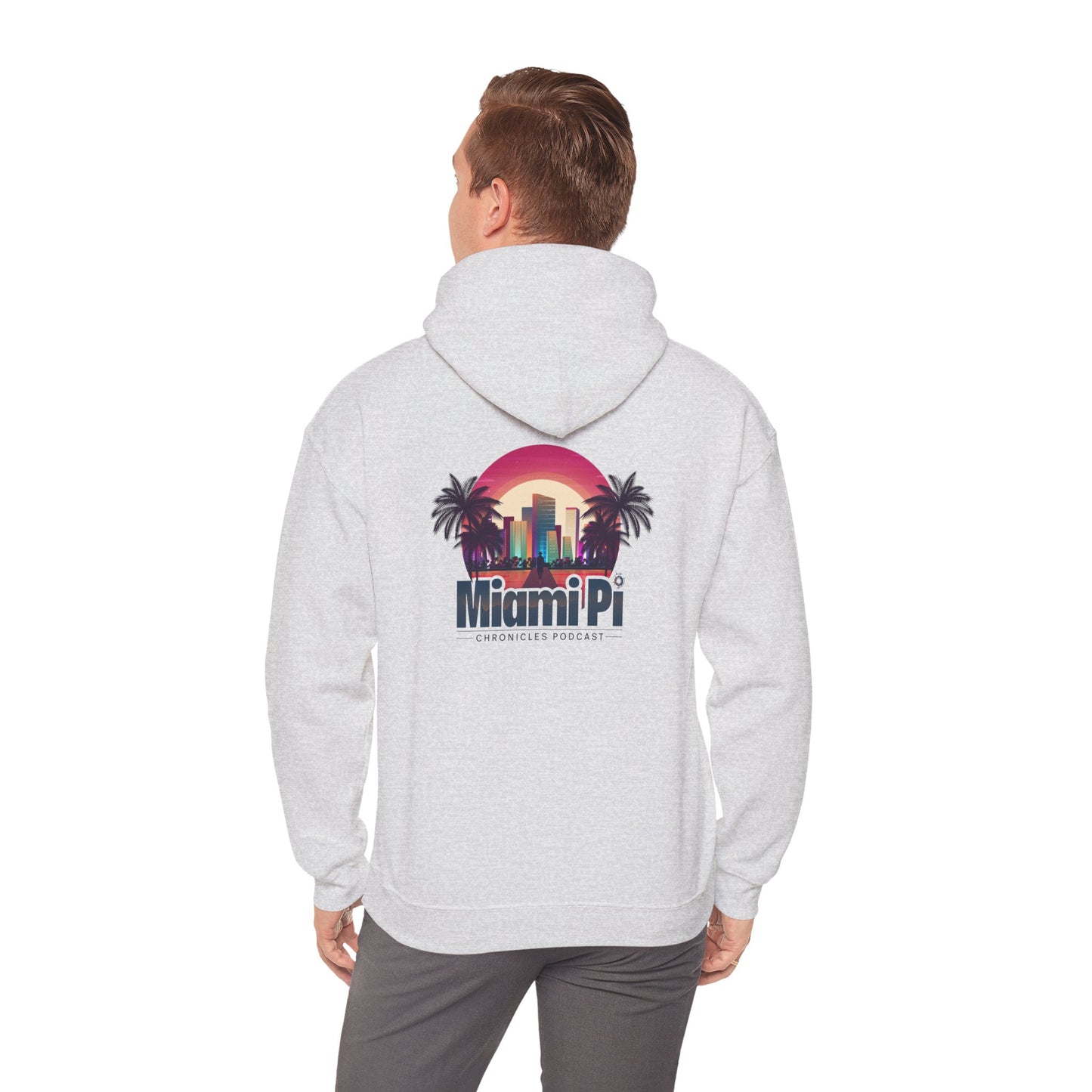 Dark Sunset Logo – Hoodie (Ash)
