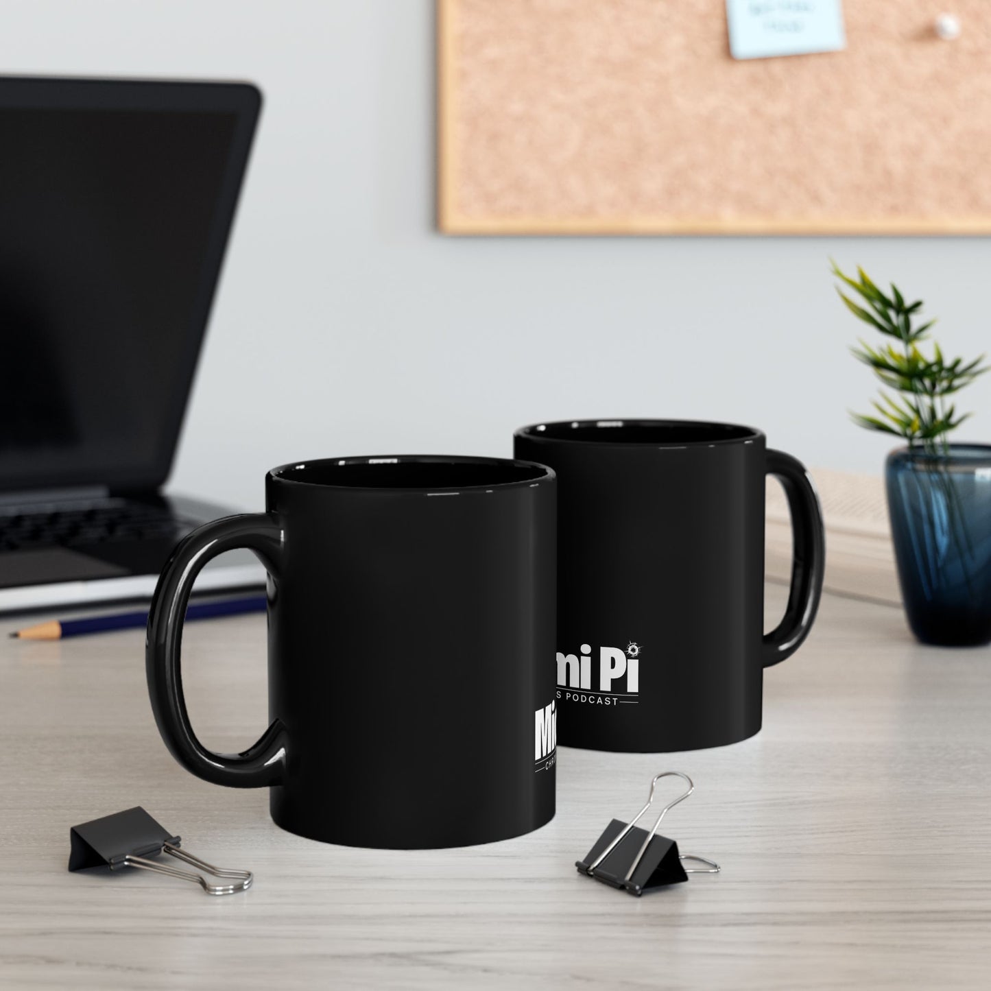 Monochrome Logo – Black Mug
