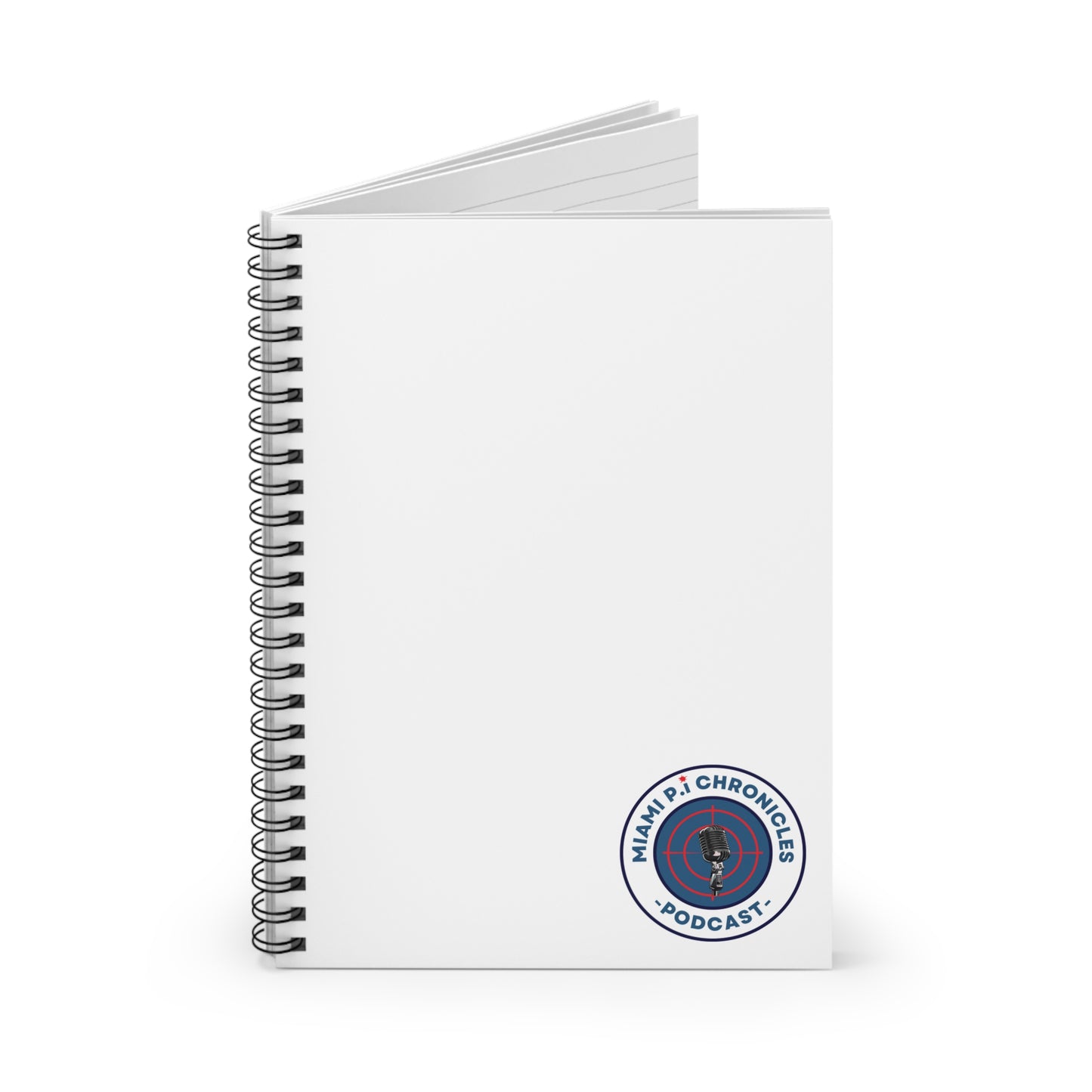 Miami Pi Badge – White Notebook