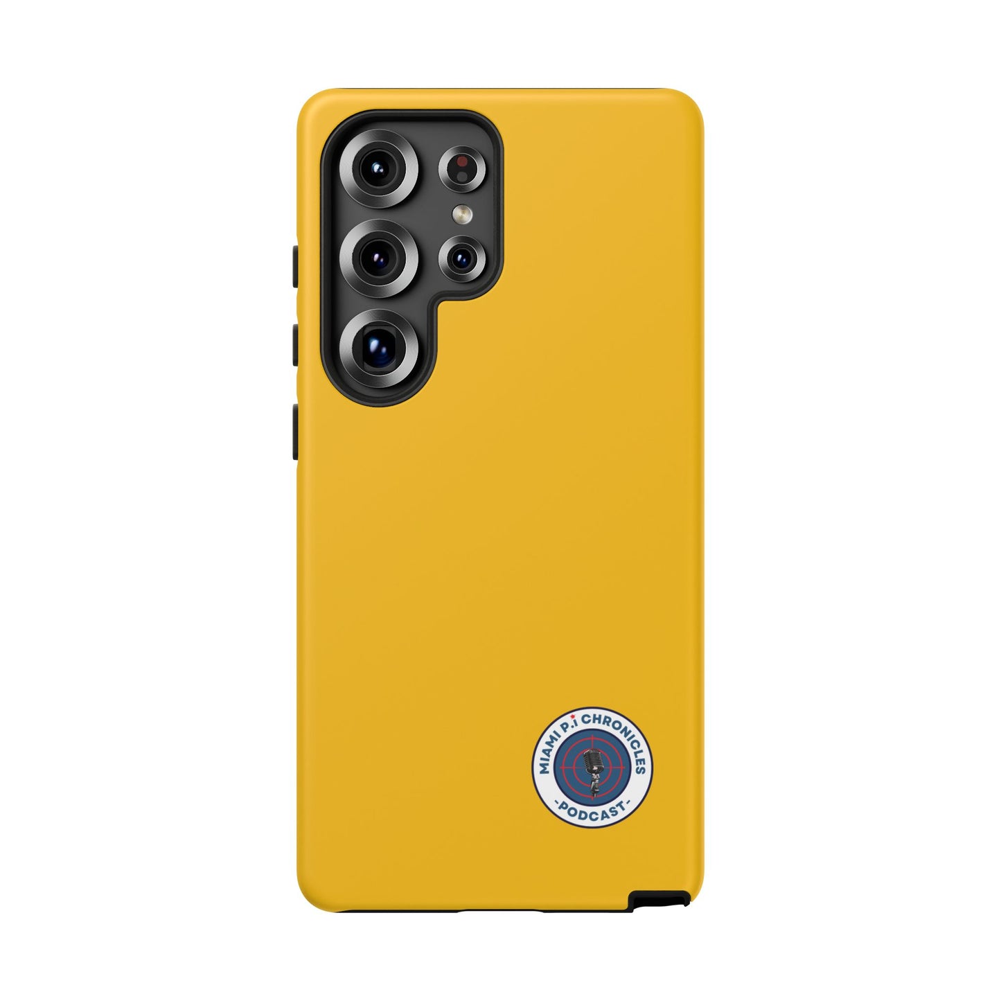 Miami Pi Badge – Yellow Phone Case