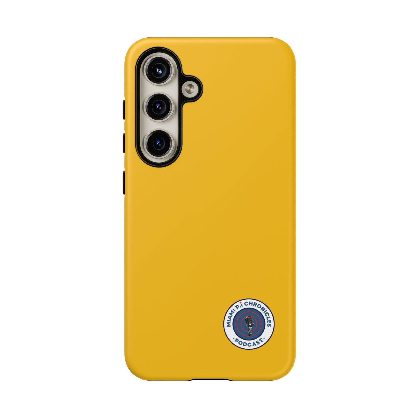 Miami Pi Badge – Yellow Phone Case