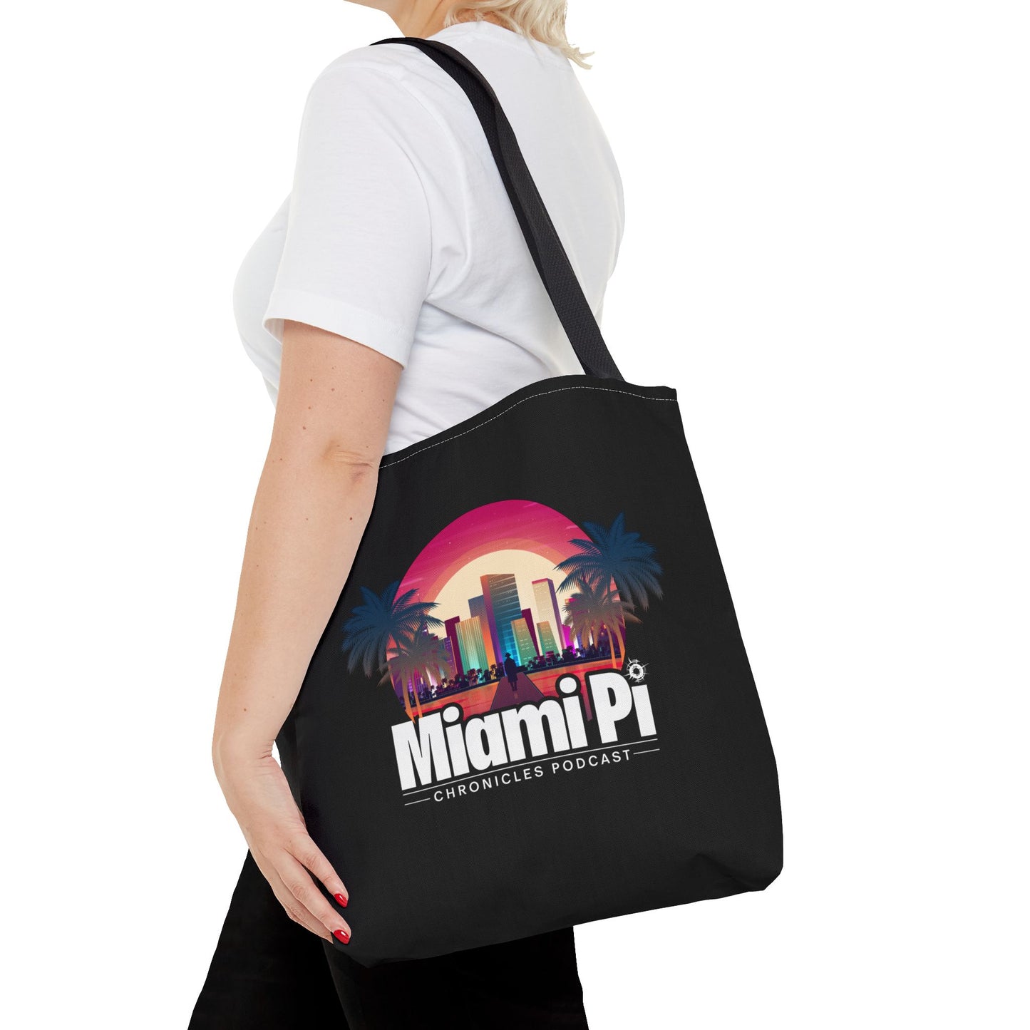 Sunset Logo – Black Tote Bag