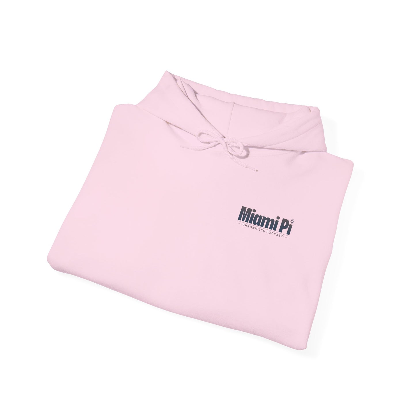 Dark Sunset Logo – Hoodie (Light Pink)