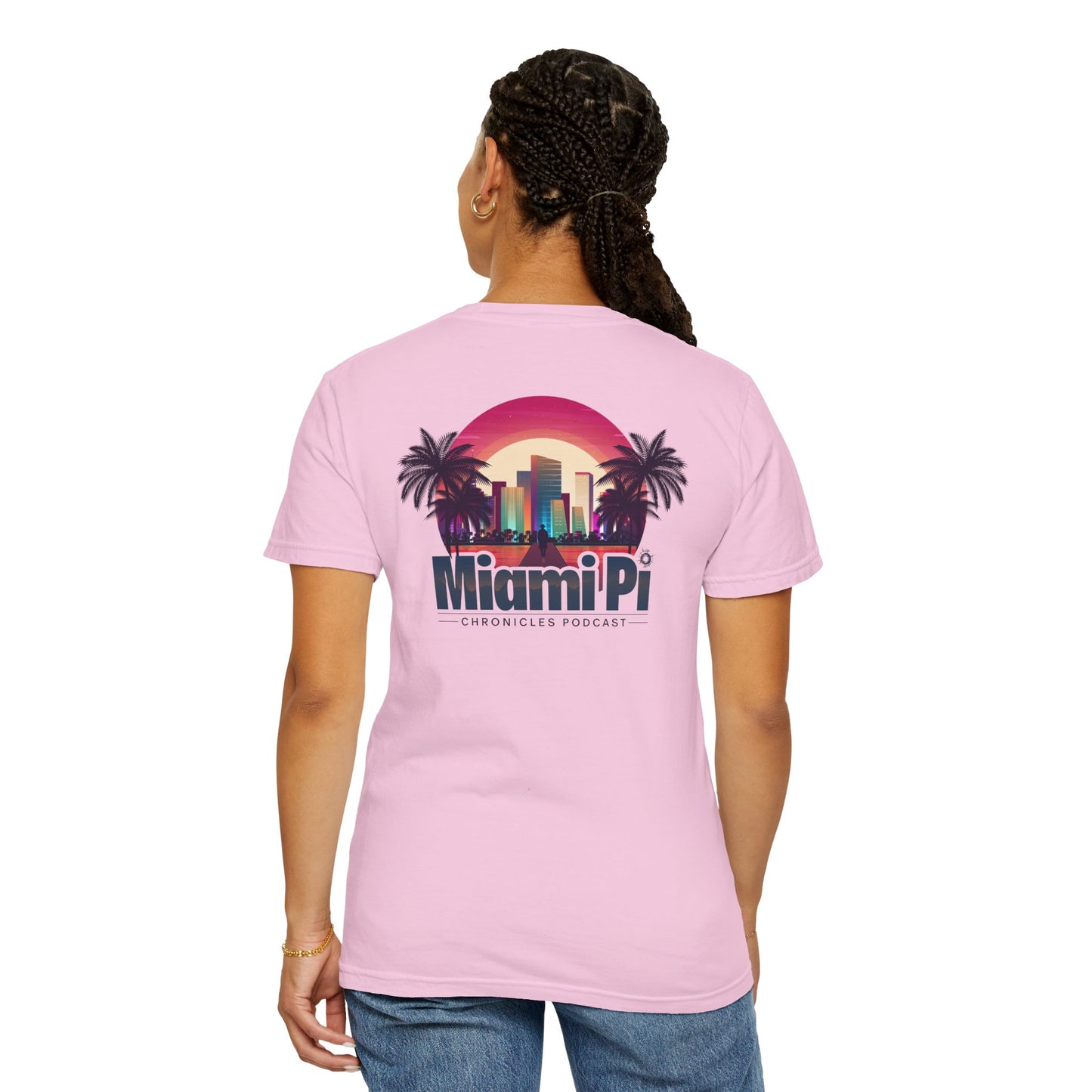 Dark Sunset Logo – T-Shirt (Blossom)